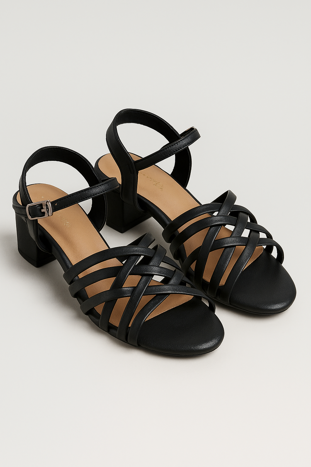 Daisy | Elegante Damen Blockabsatz-Sandalen mit Riemchen