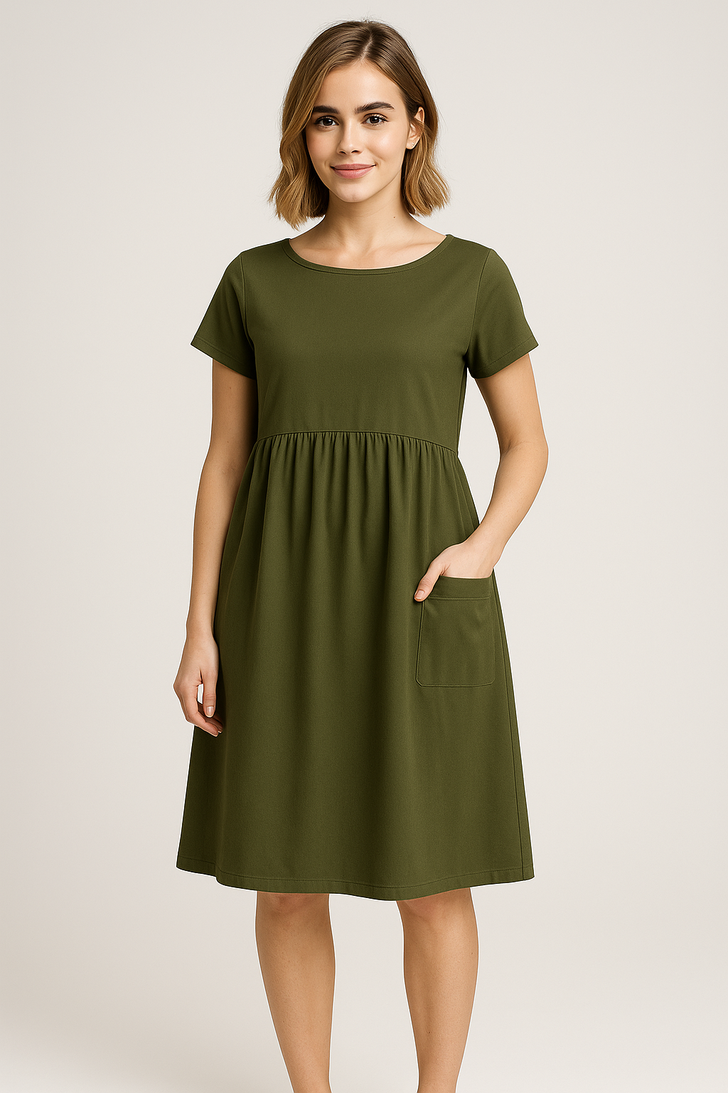 Eustasia | Sommerliches Freizeitkleid mit Taschen
