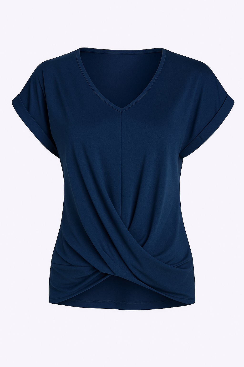 Ruth | T-Shirt mit V-Ausschnitt aus weichem, leichtem Stoff