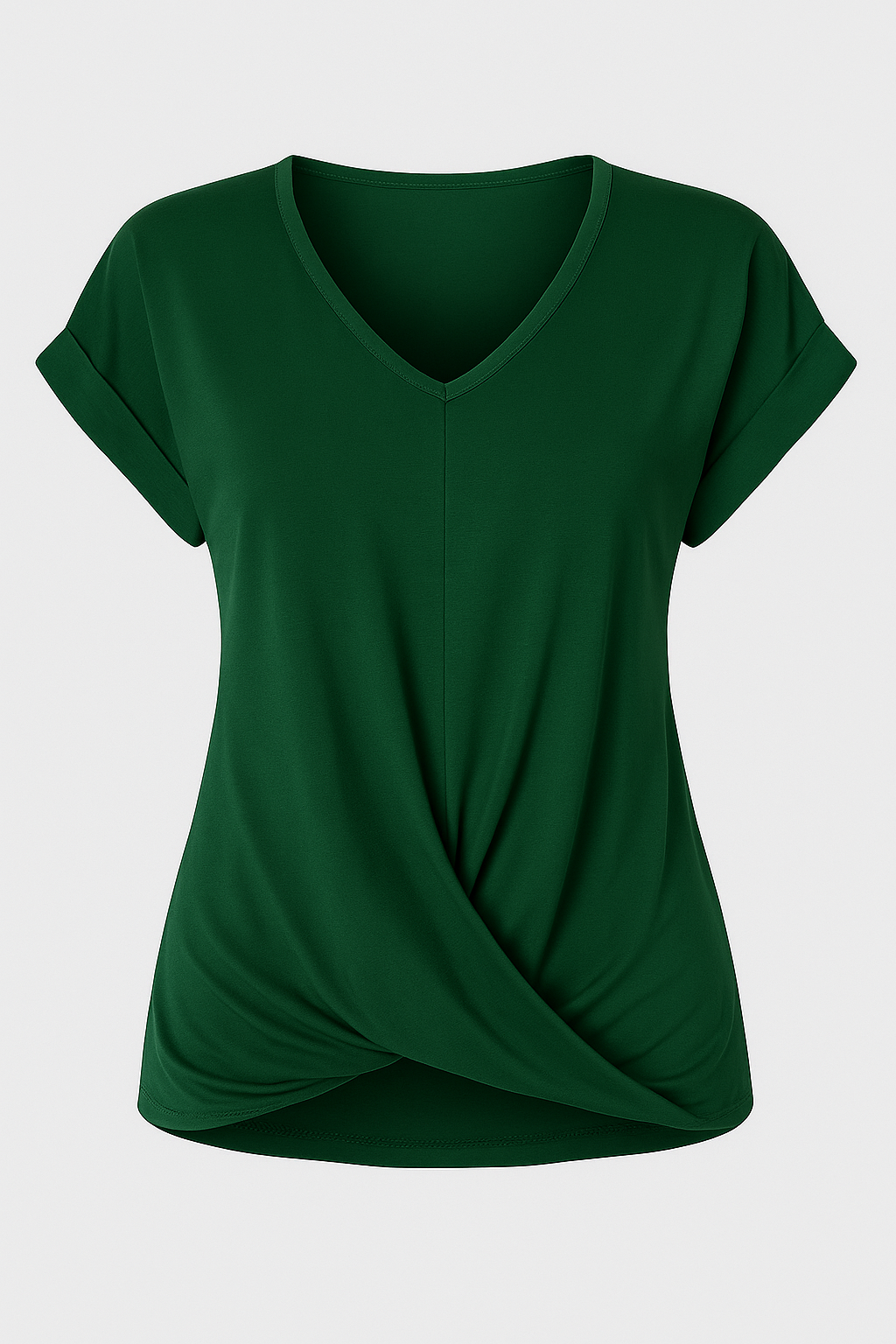 Ruth | T-Shirt mit V-Ausschnitt aus weichem, leichtem Stoff
