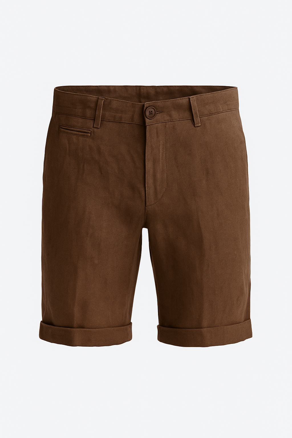 Anton | Lässige Leinenshorts mit Rollsaum