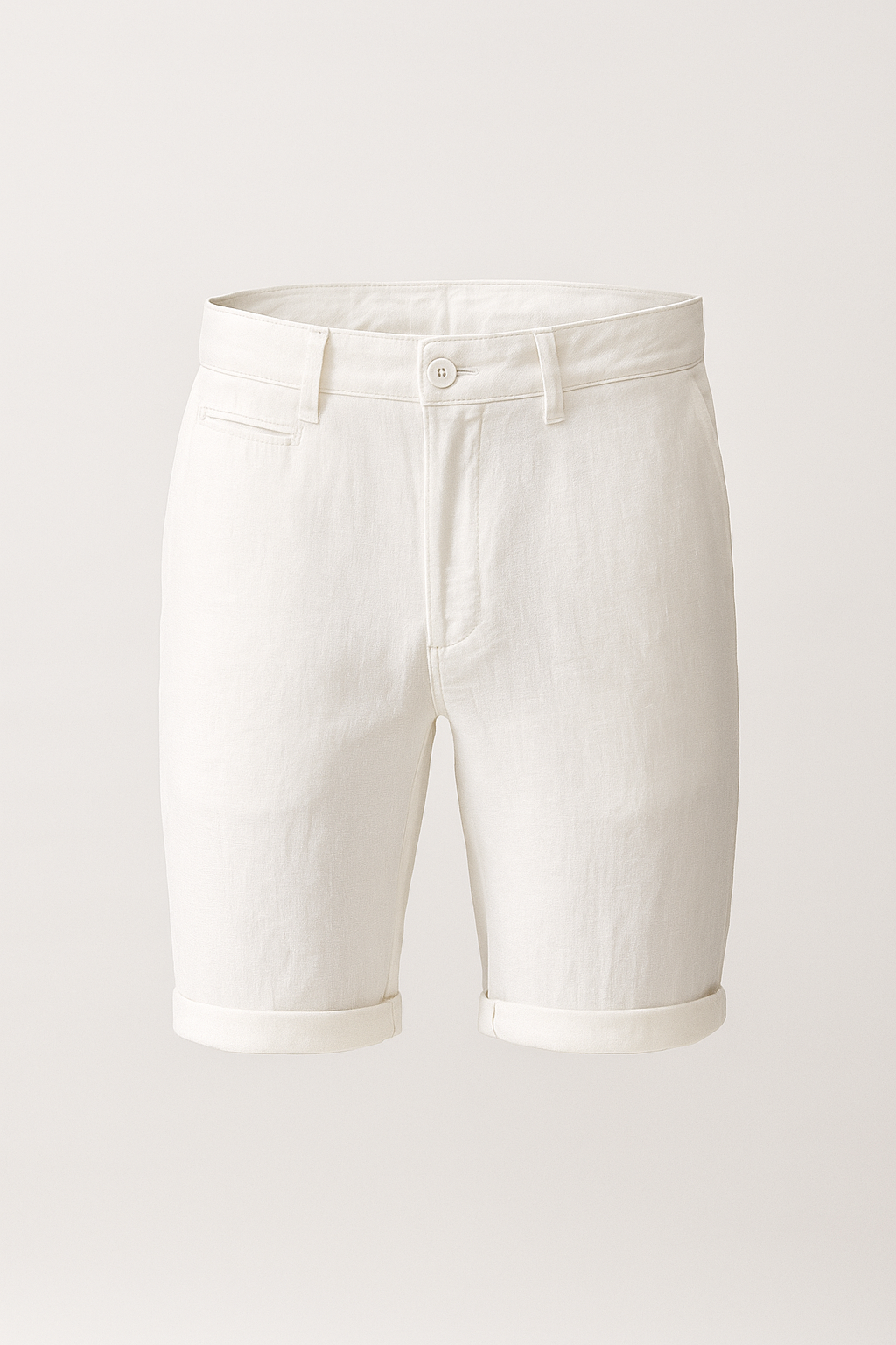 Anton | Lässige Leinenshorts mit Rollsaum
