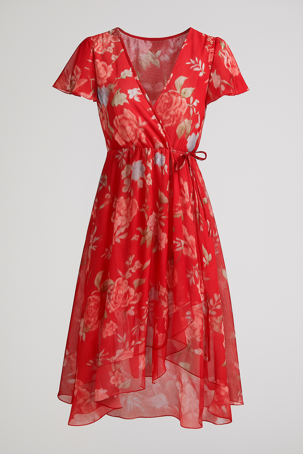 Aleyn | Elegantes Blumenkleid in Midilänge