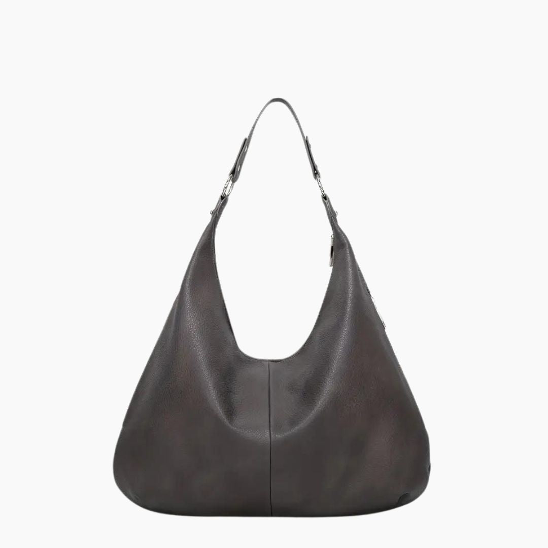 Kaia Vegane Leder Hobo Tasche - Grau - Kaia Vegane Leder Hobo Tasche - €25 - Concept Neurenberg