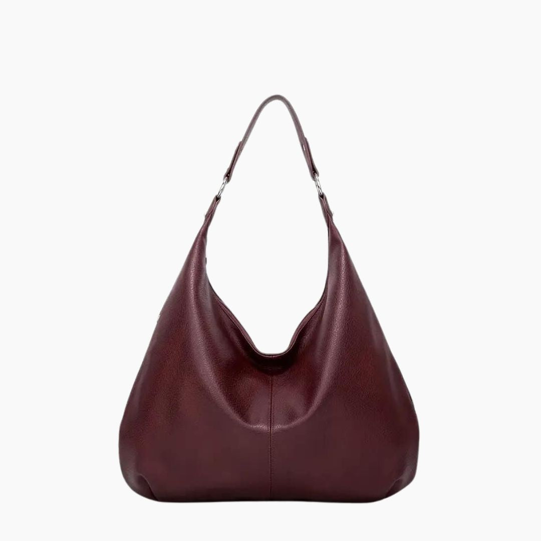 Kaia Vegane Leder Hobo Tasche - Weinrot - Kaia Vegane Leder Hobo Tasche - €25 - Concept Neurenberg