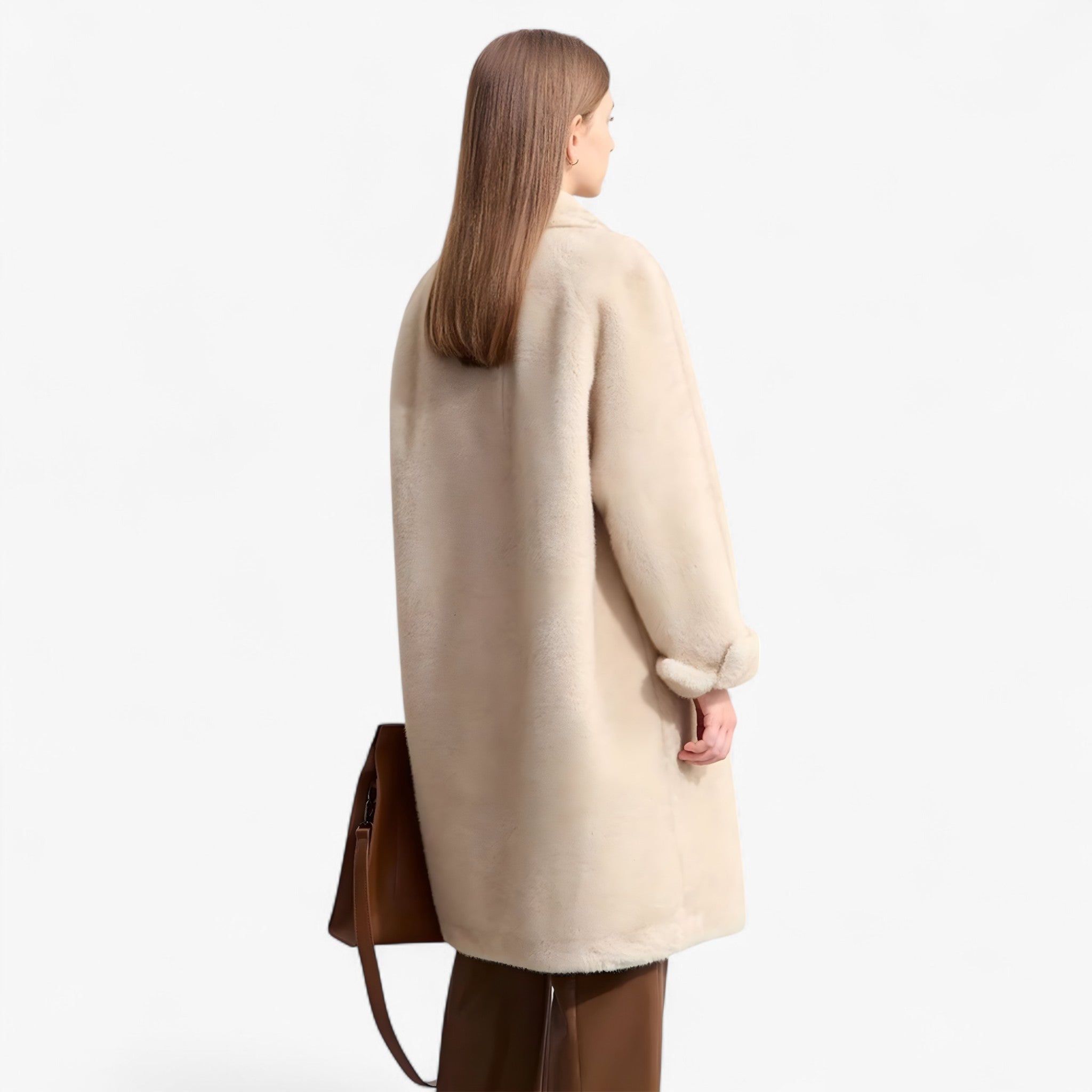 Jollina | Wintermantel aus synthetischem Fell – Warm und elegant
