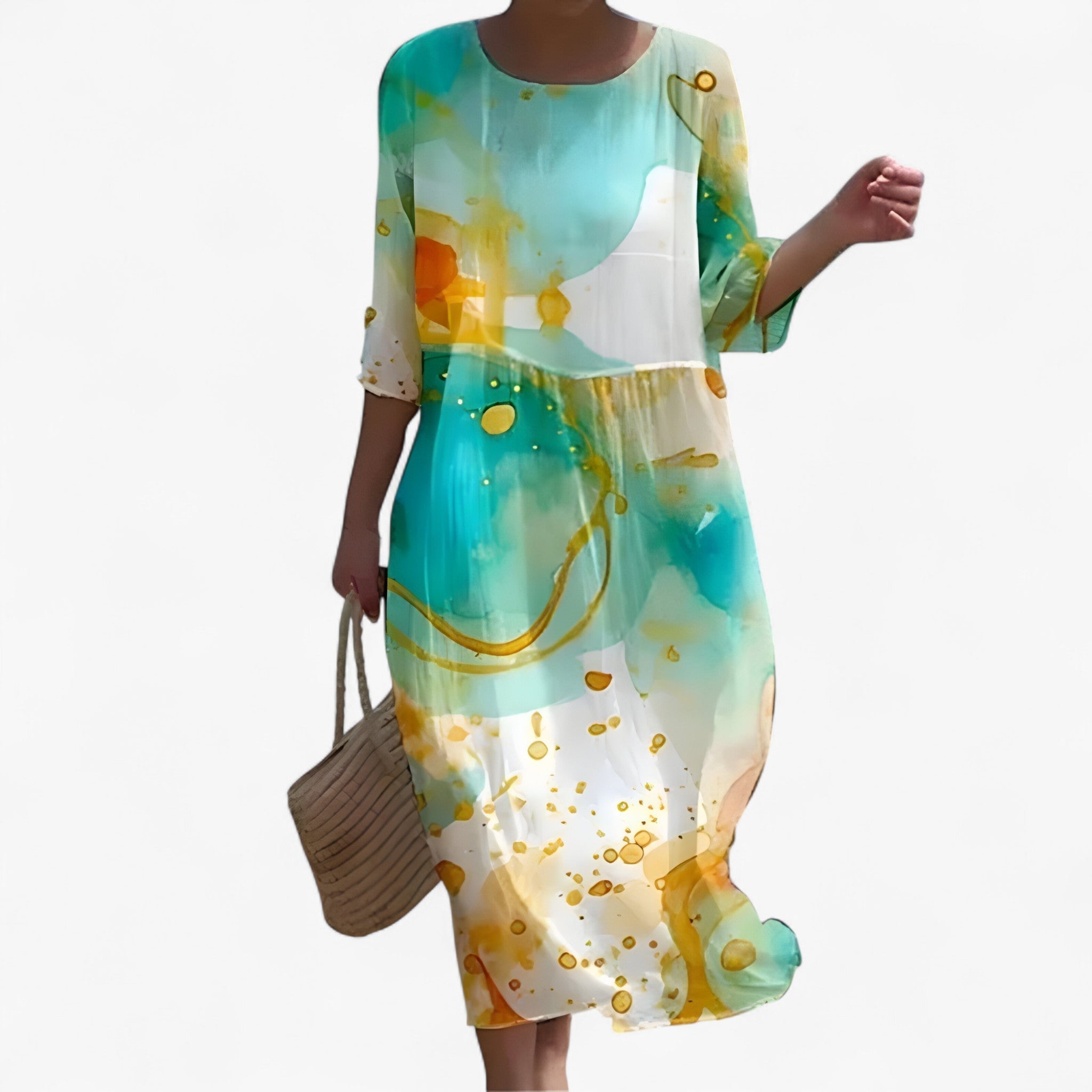Brianna | Elegantes Blumenkleid