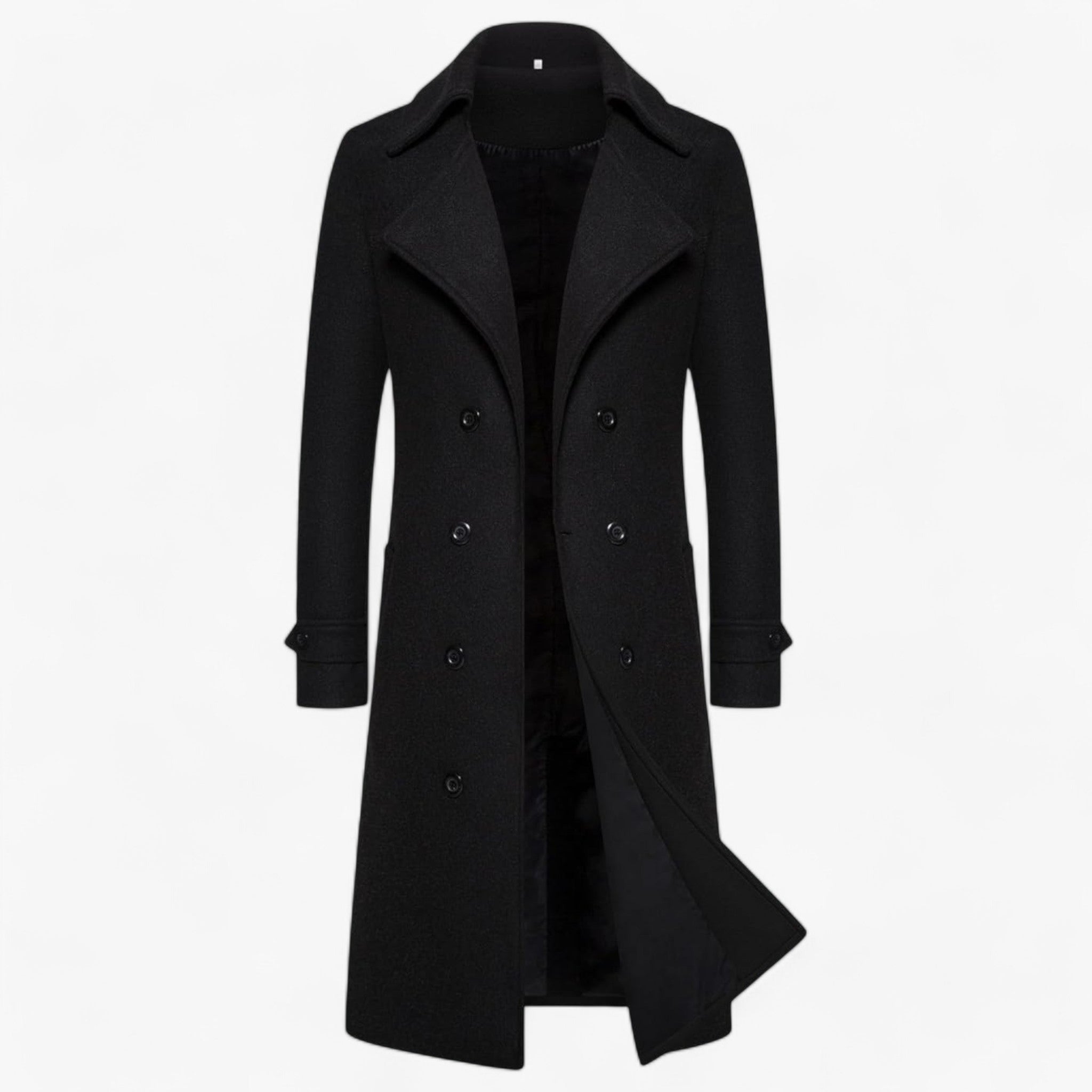 Herrenregenjacke - Thermoregulierende Eleganz - Schwarz - Impermeabile da uomo - Eleganza termoregolatrice - €25 - Concept Neurenberg