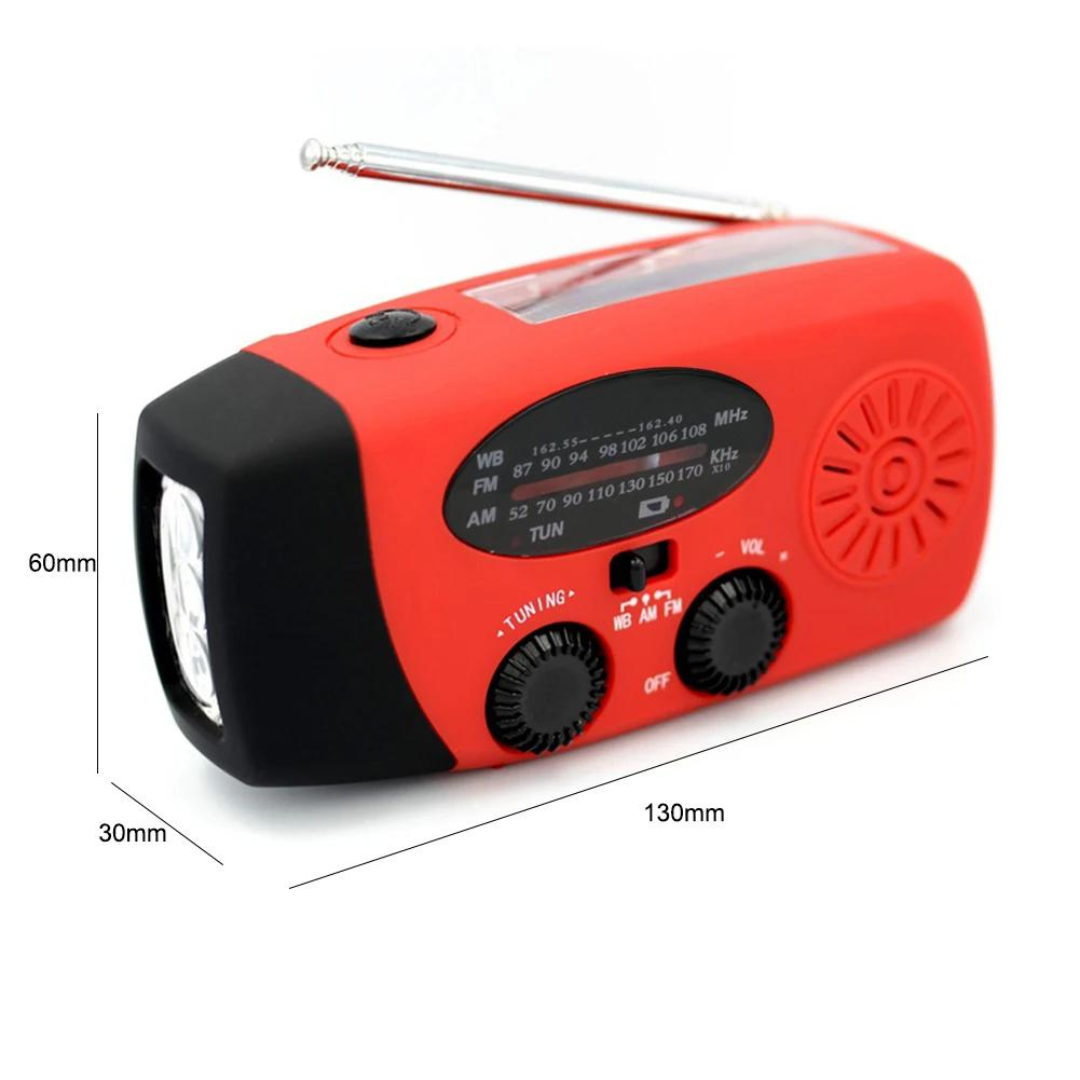 SolarSafe - Notfallradio & Taschenlampe mit Solar- und Handaufladung! - - SolarSafe - Notfallradio & Taschenlampe mit Solar- und Handaufladung! - €25 - Concept Neurenberg