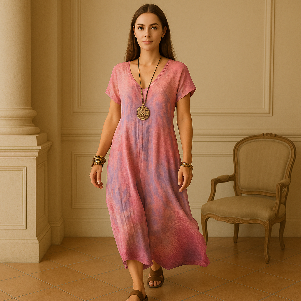 Marie - Vintage-Gradient-Kleid