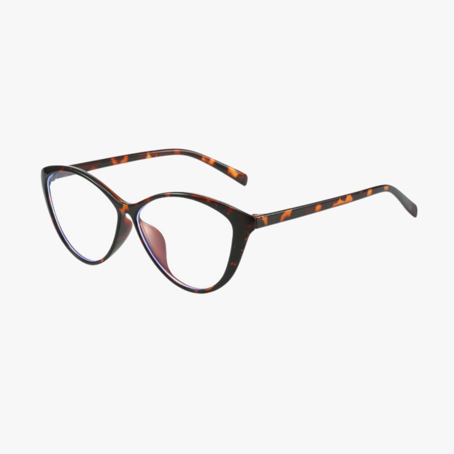 Clara | Retro-Brille mit leo Print Rahmen
