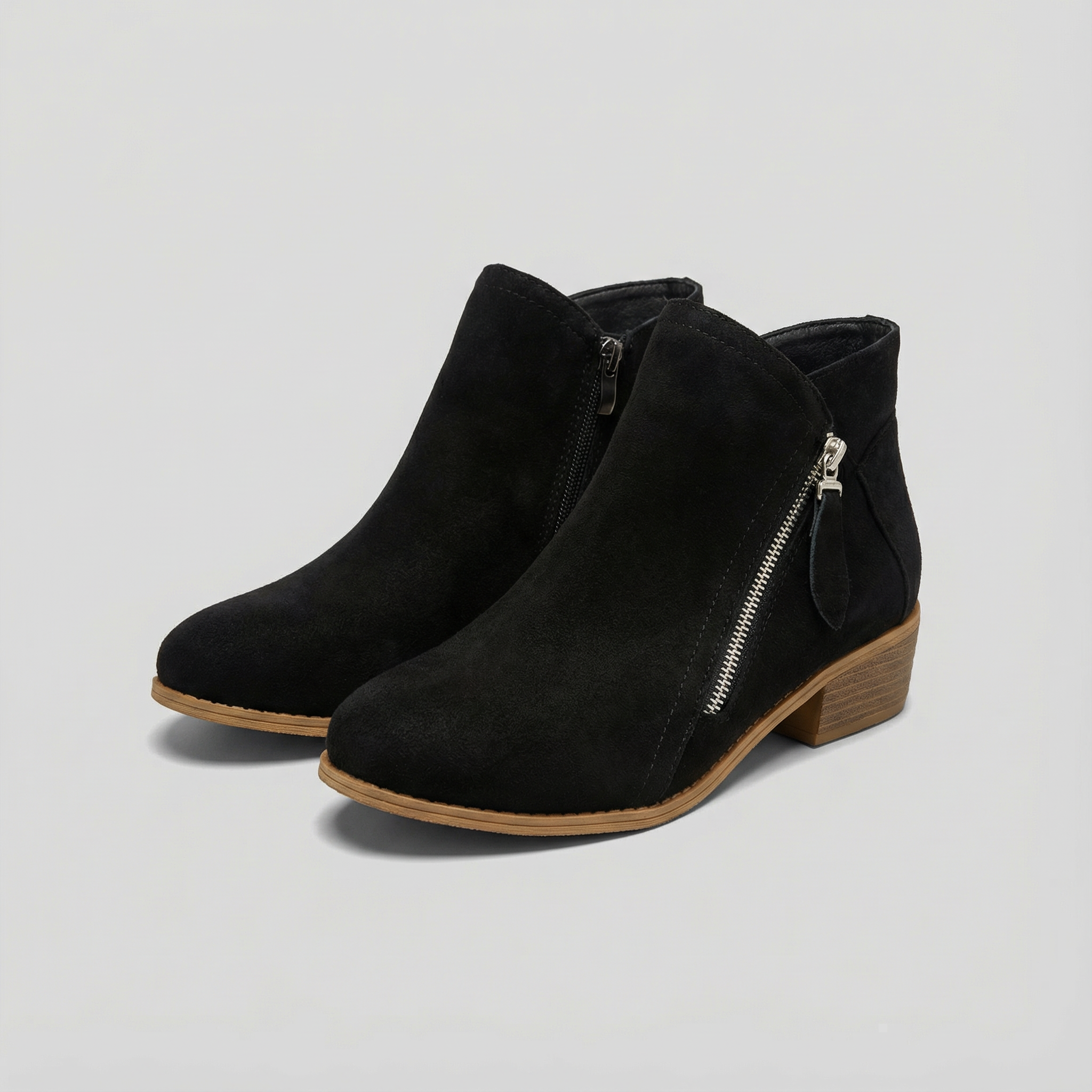 Bridget | Damen Stiefeletten Schwarz Mit Absatz