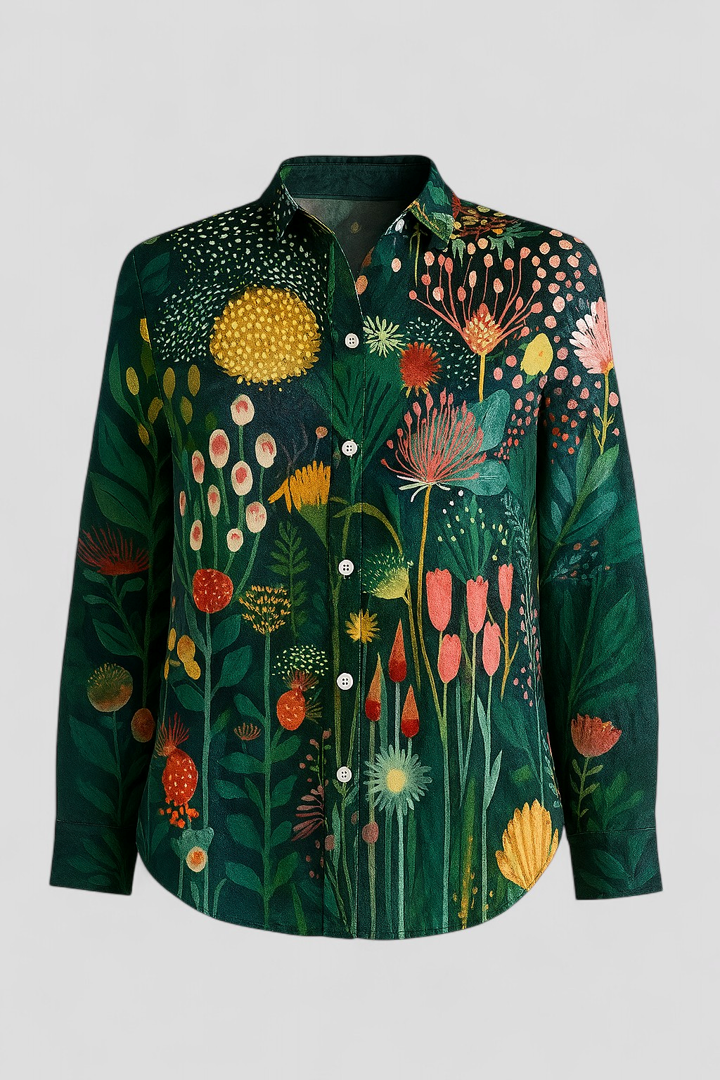 Bunte Damenbluse Mit Einzigartigem Design 2