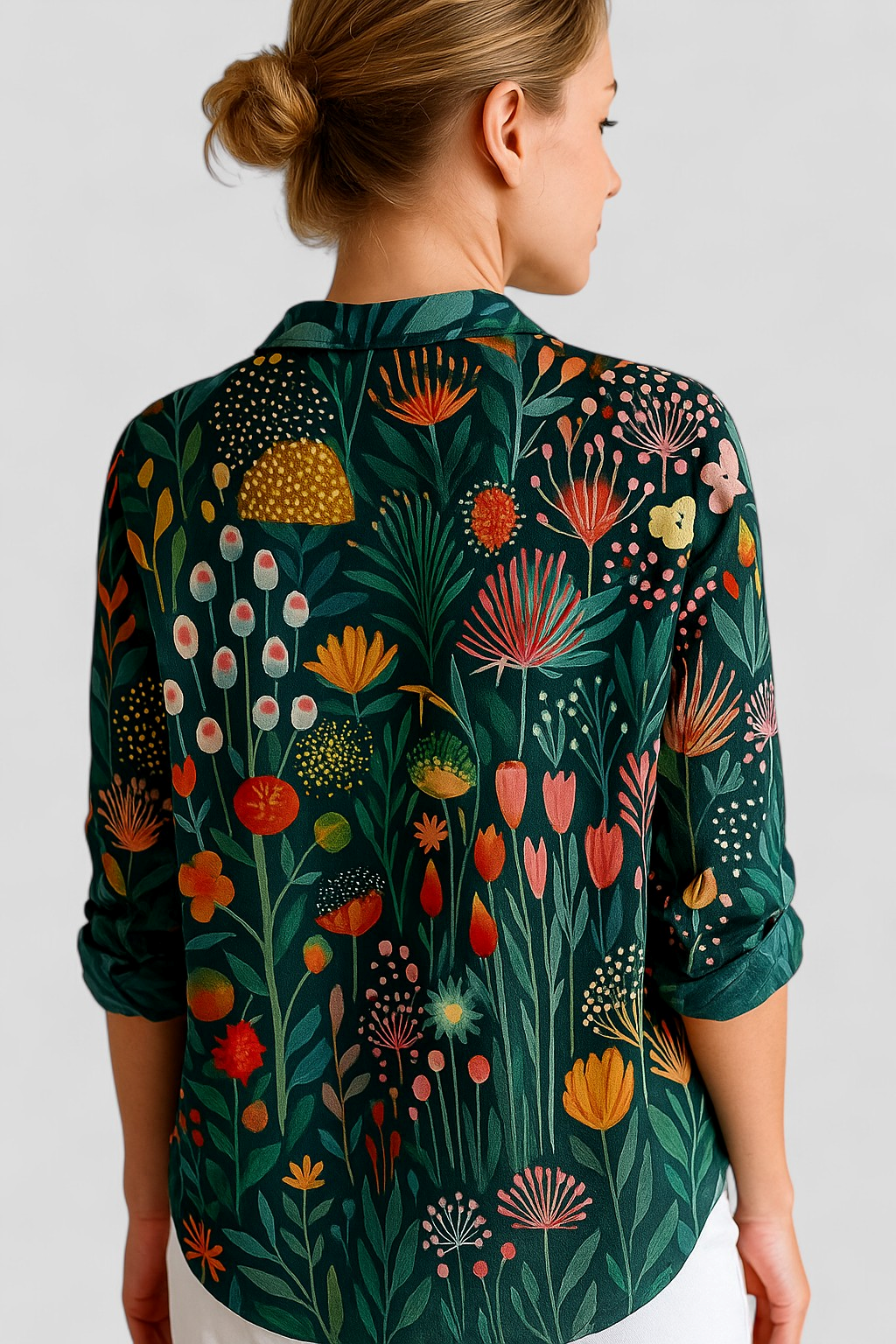 Bunte Damenbluse Mit Einzigartigem Design 7