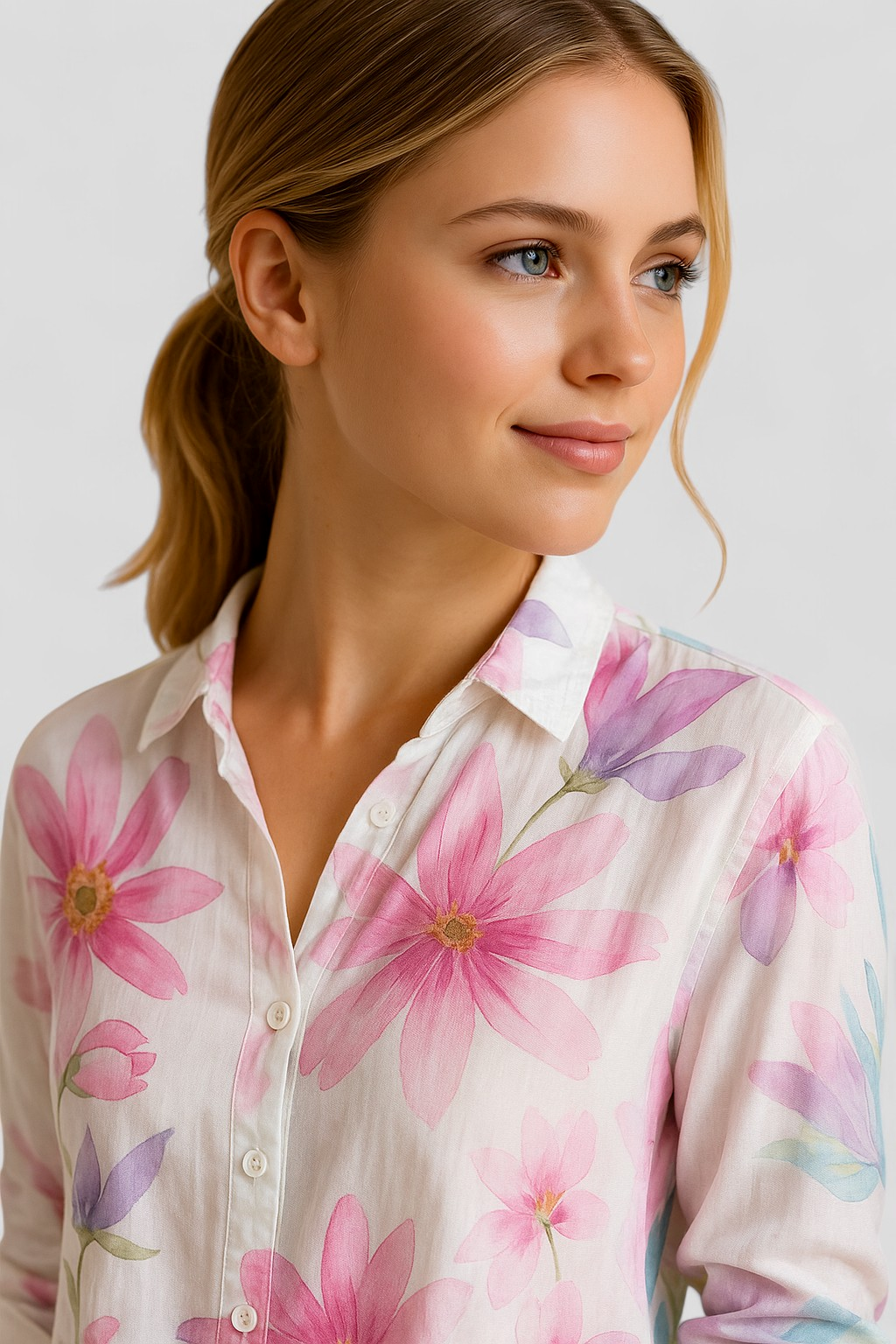 Bunte Damenbluse Mit Einzigartigem Design 8