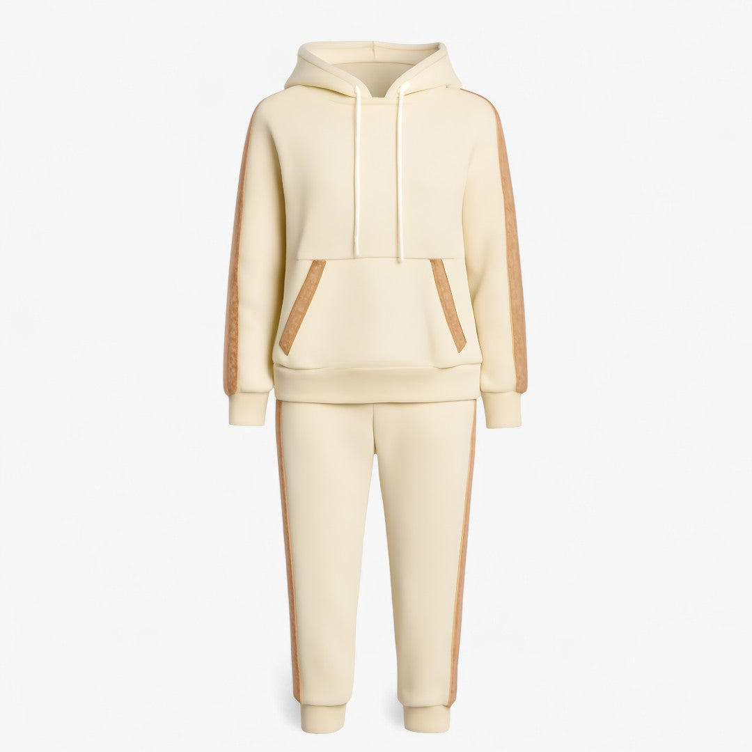 Annika | Set mit Kapuzenjacke und Glitzerelementen