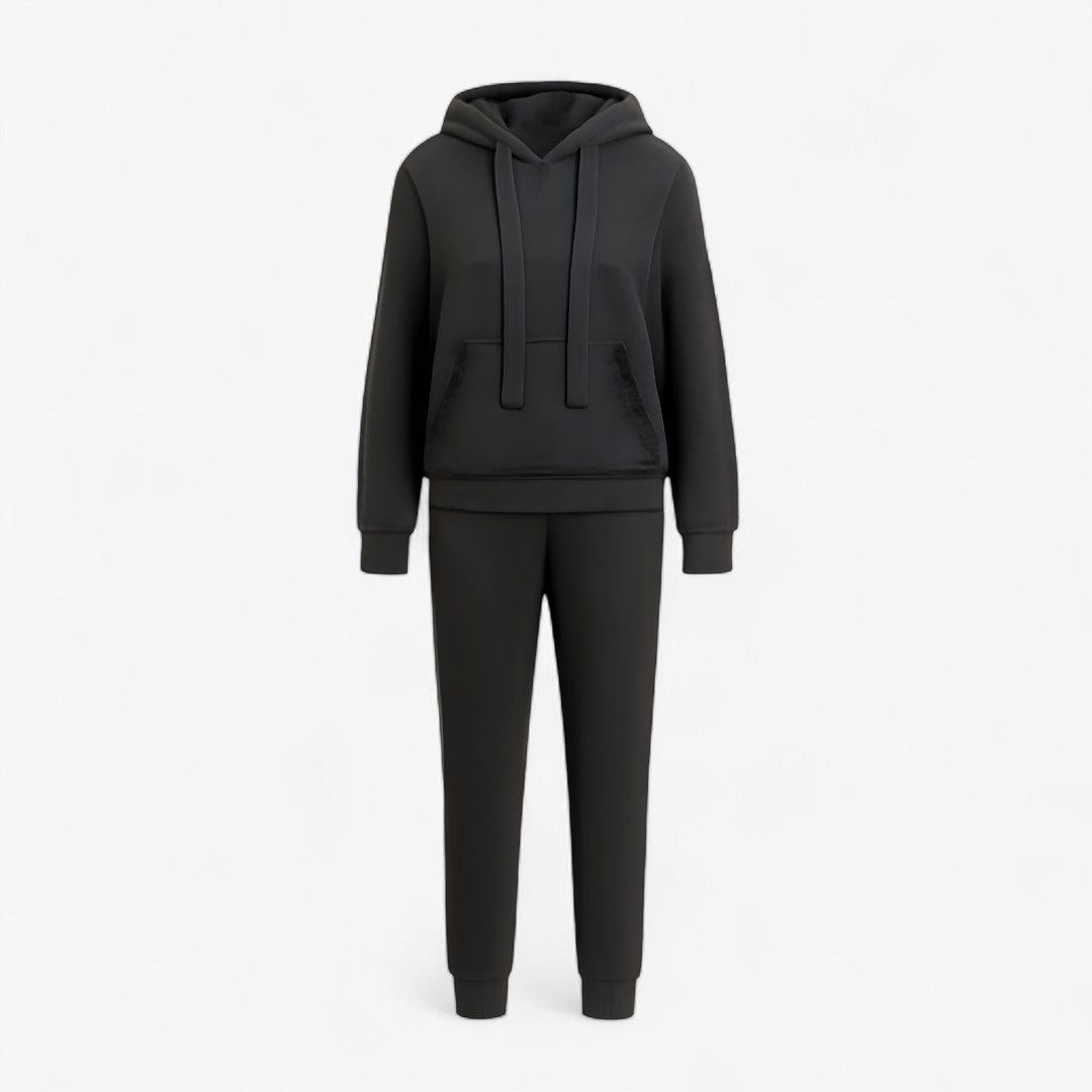 Annika | Set mit Kapuzenjacke und Glitzerelementen