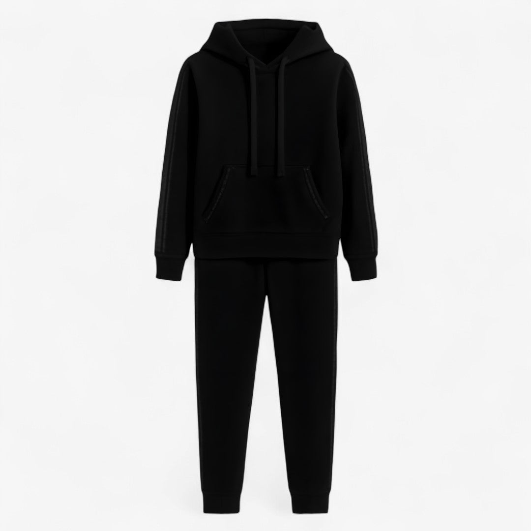 Annika | Set mit Kapuzenjacke und Glitzerelementen