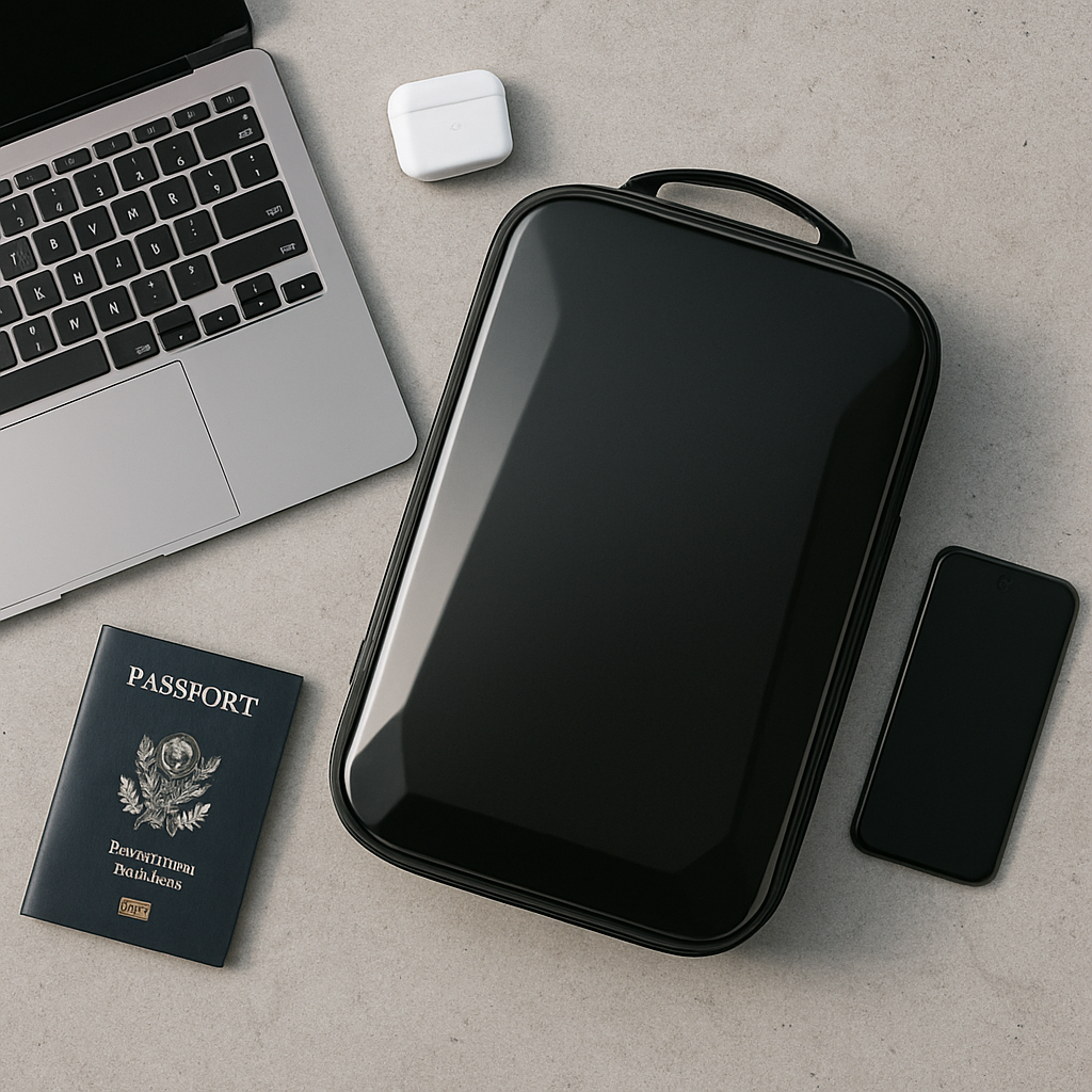 Dimitri | Diebstahlsicher Rucksack mit hartem Gehäuse für Laptop