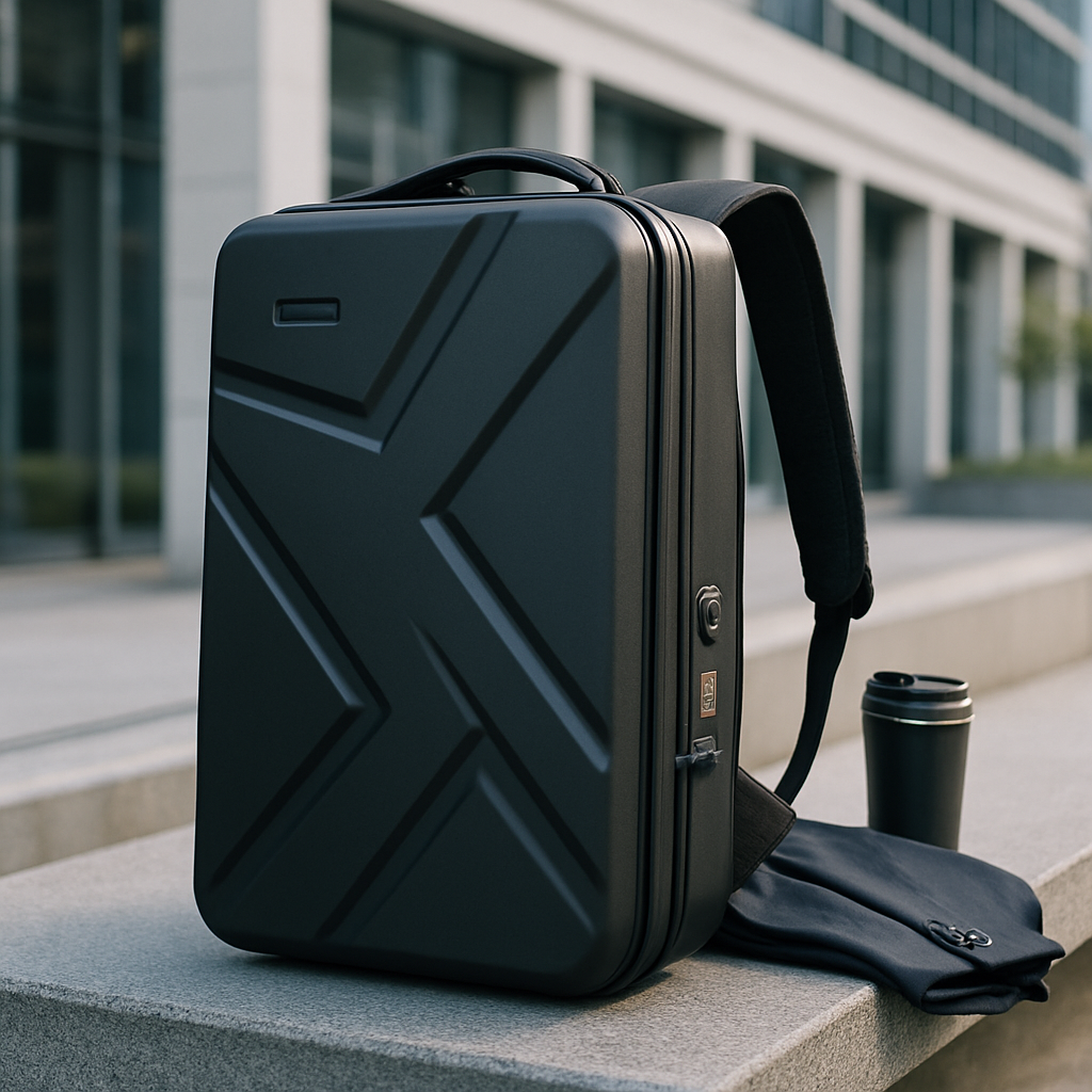 Gabi | Nachhaltiger mehrfarbiger Rucksack mit USB-Anschluss