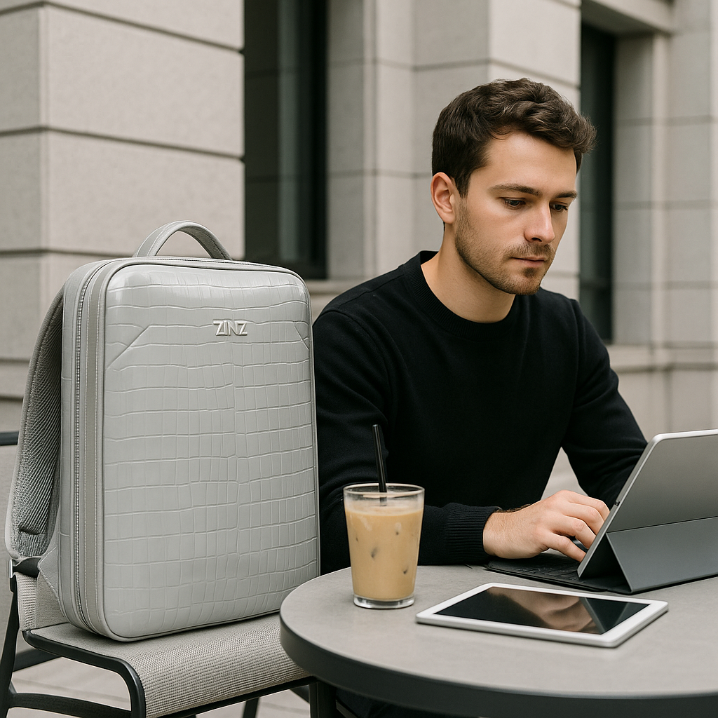 Dublin | Erweiterbare Werkzeugtasche mit USB-Anschluss