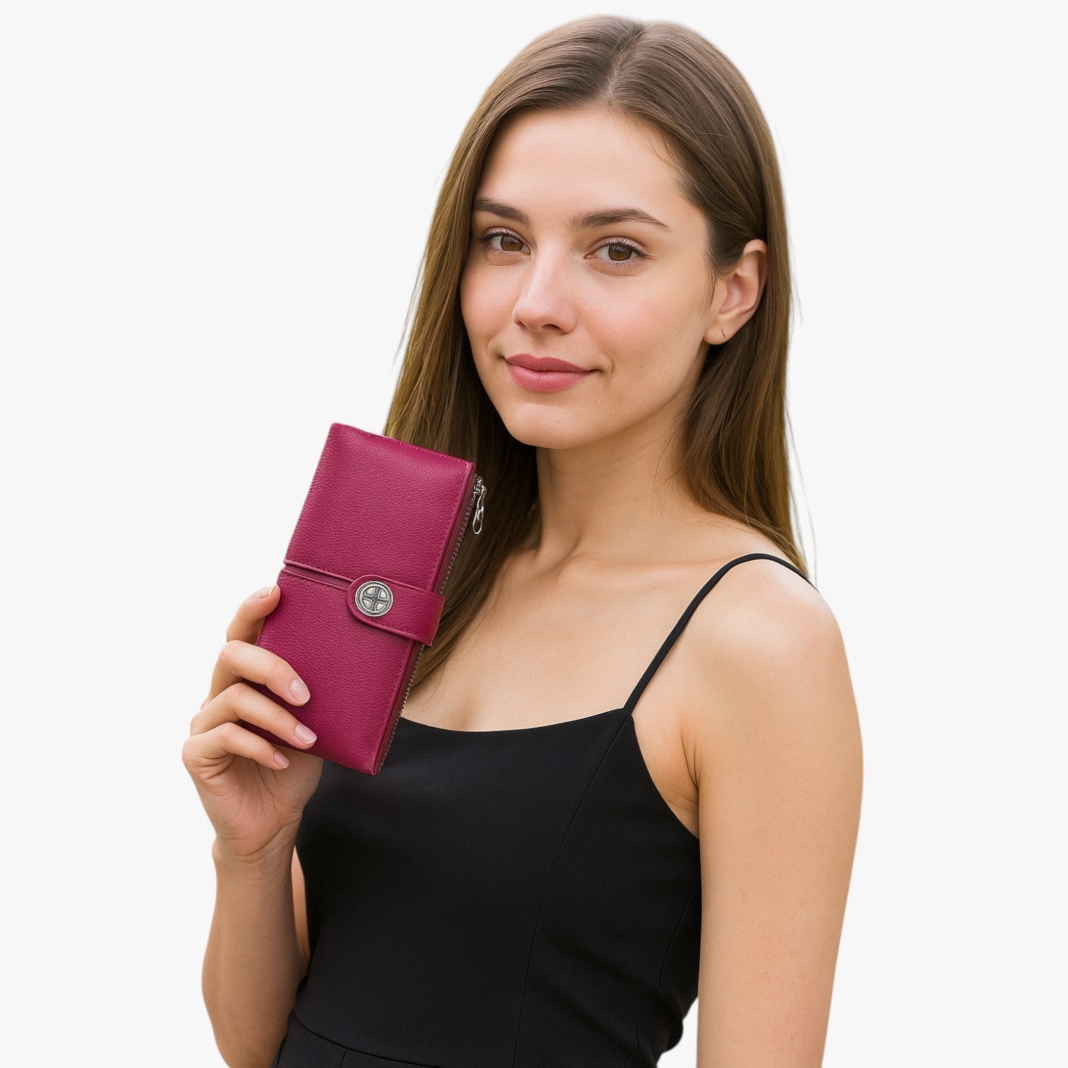 Alivia | Damenledergeldbörse mit AirTag - Elegant, Sicher und Vielseitig