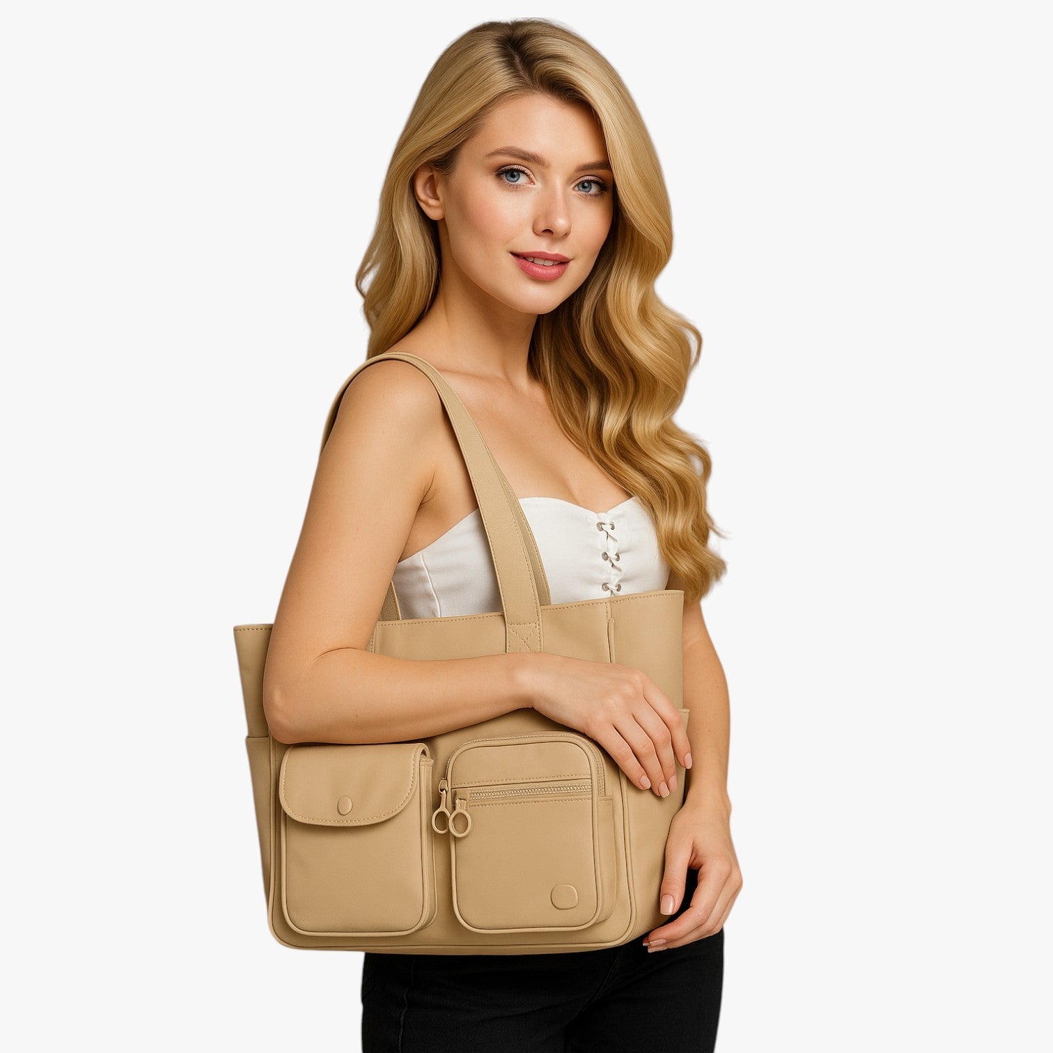 Eloise | AJI 2025 Damen Tote-Tasche Leicht, Wasserdicht und Geräumig