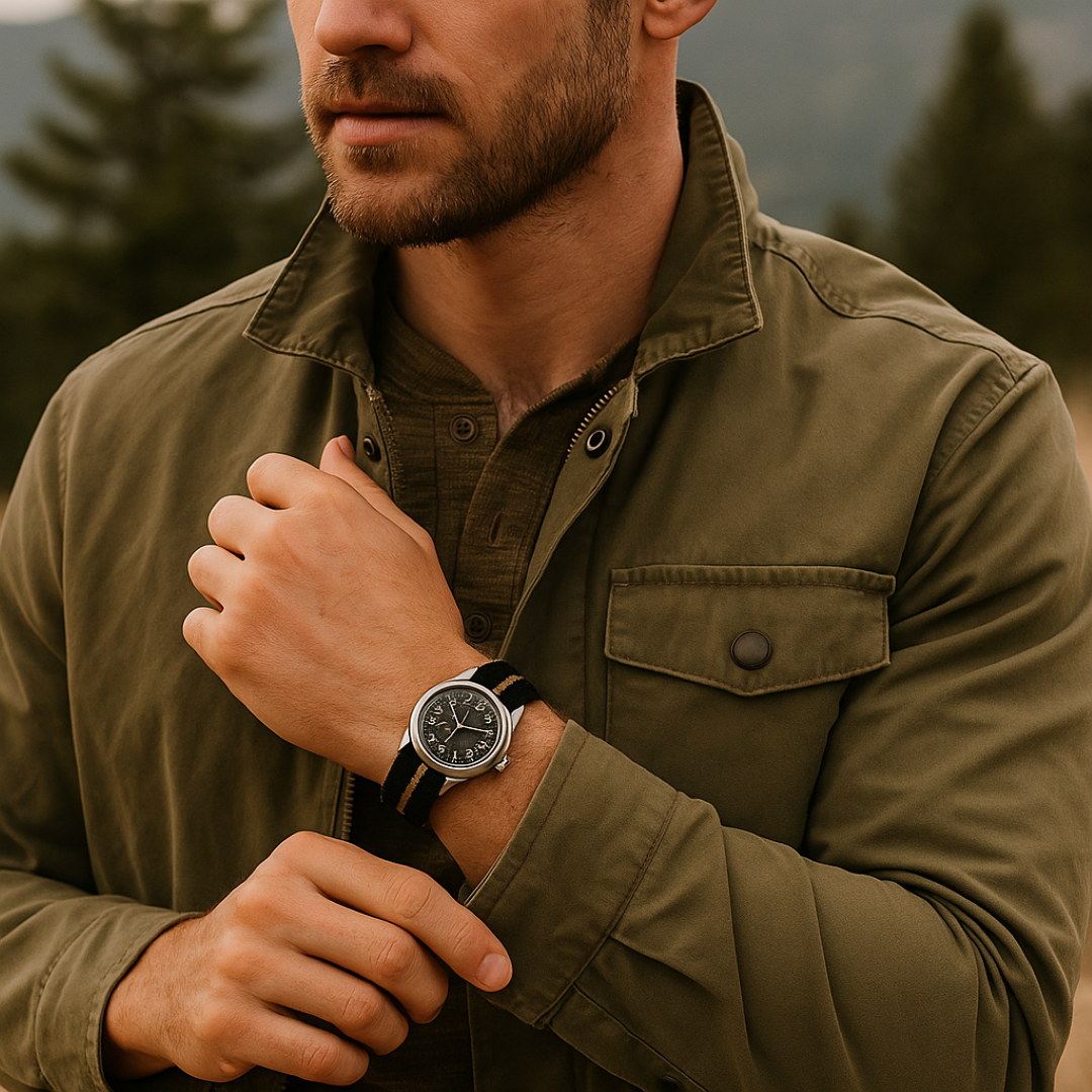 Enzo | Präzise Vintage Militäruhr