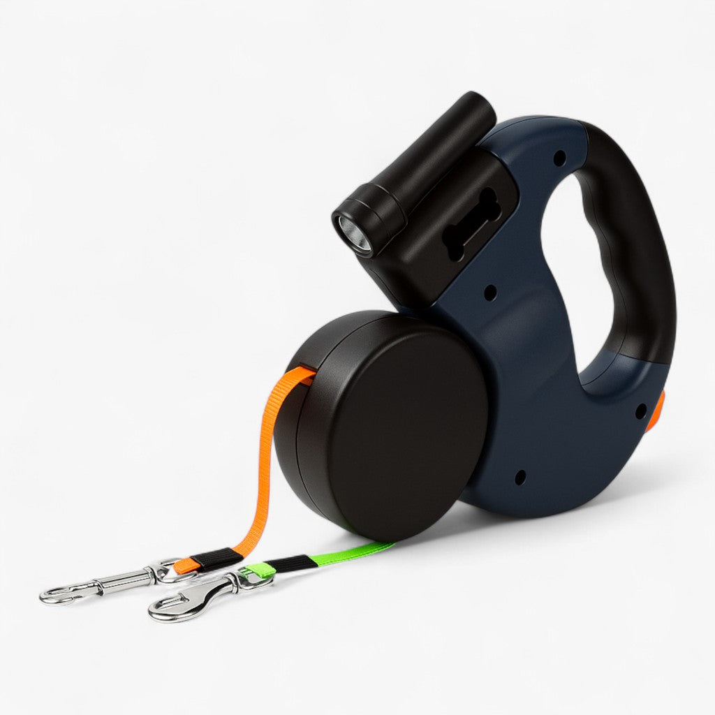 Doppelleine für Hunde - Multifunktionale Hundeleine