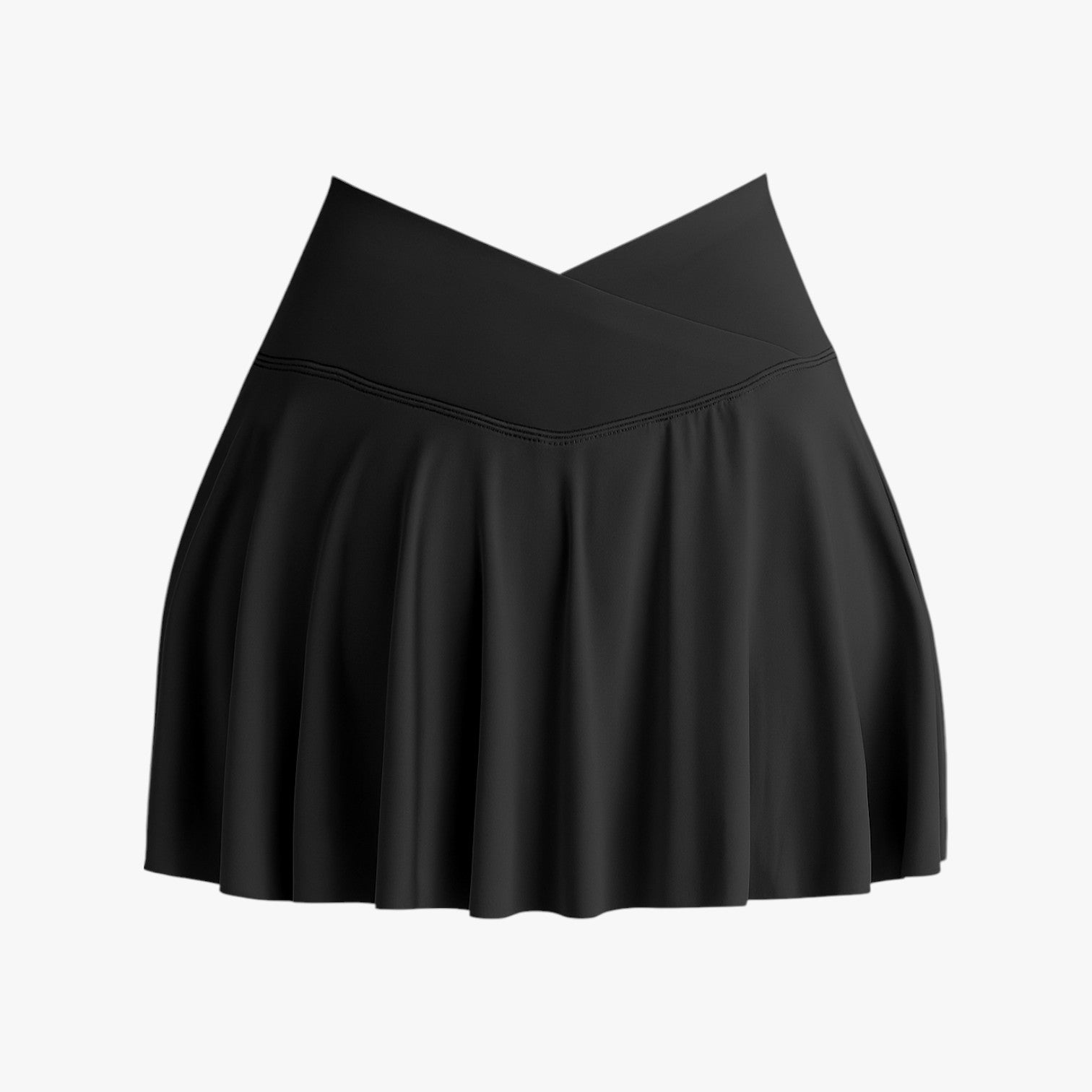 Clara | Dehnbare Sport-Rock mit integrierten Shorts