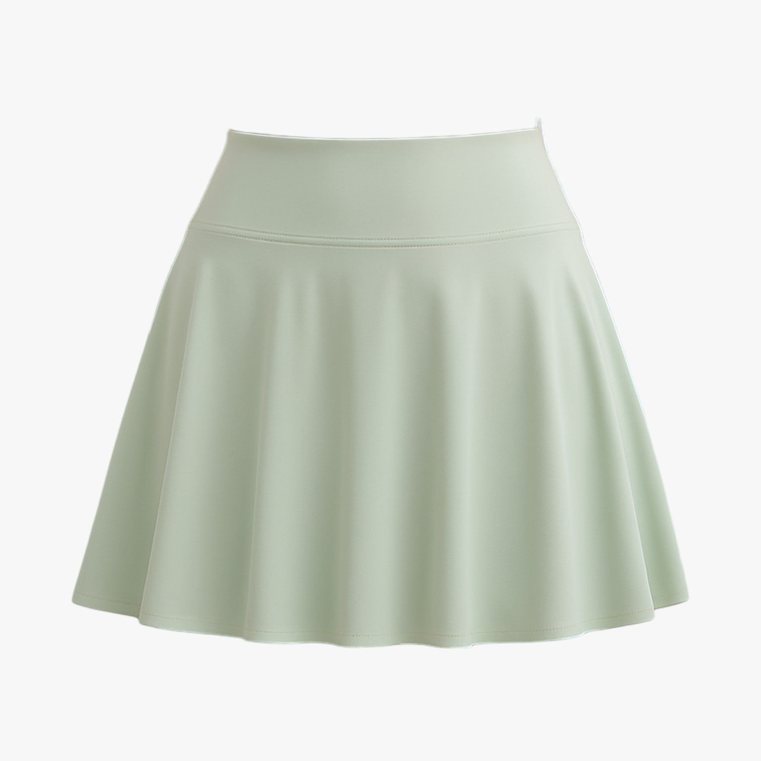 Sophie | Hoch taillierter sportskort mit Rüschstruktur und Taschen