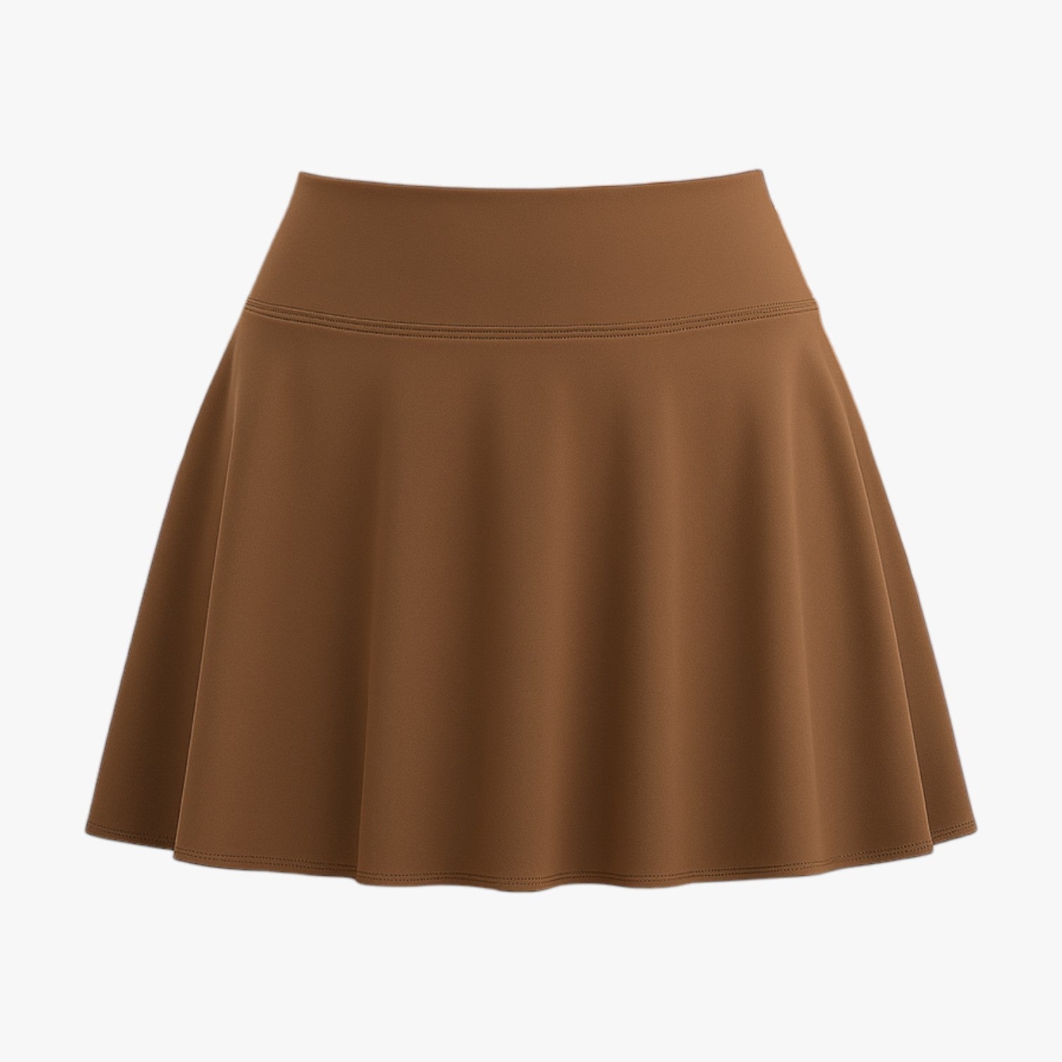 Sophie | Hoch taillierter sportskort mit Rüschstruktur und Taschen