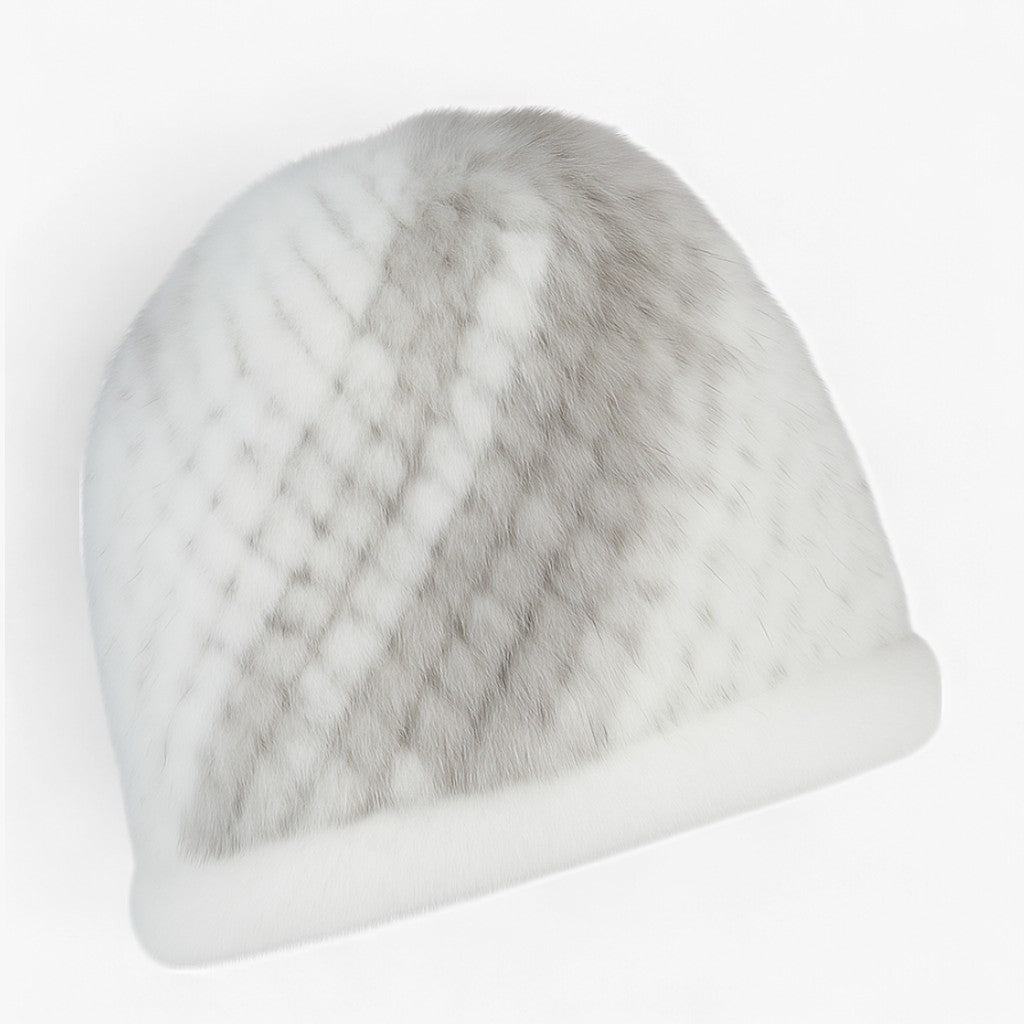 Celeste | Luxuriöser Mink-Fell Hut – Winterwärme & Eleganz