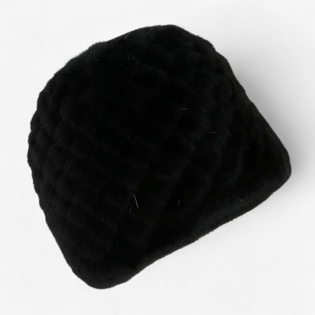 Celeste | Luxuriöser Mink-Fell Hut – Winterwärme & Eleganz