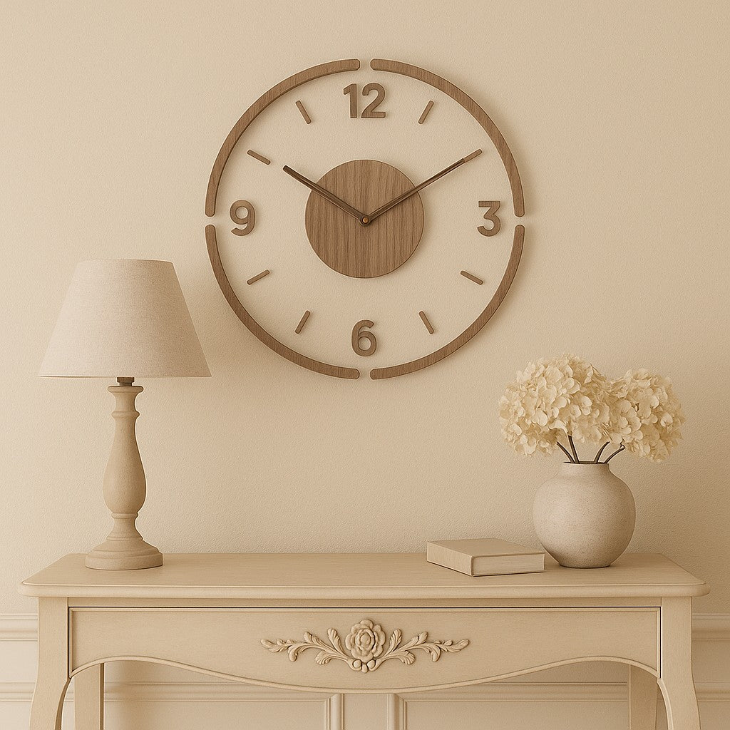 14 Zoll Massivholz Wanduhren Erleben Schönheit natürlichem