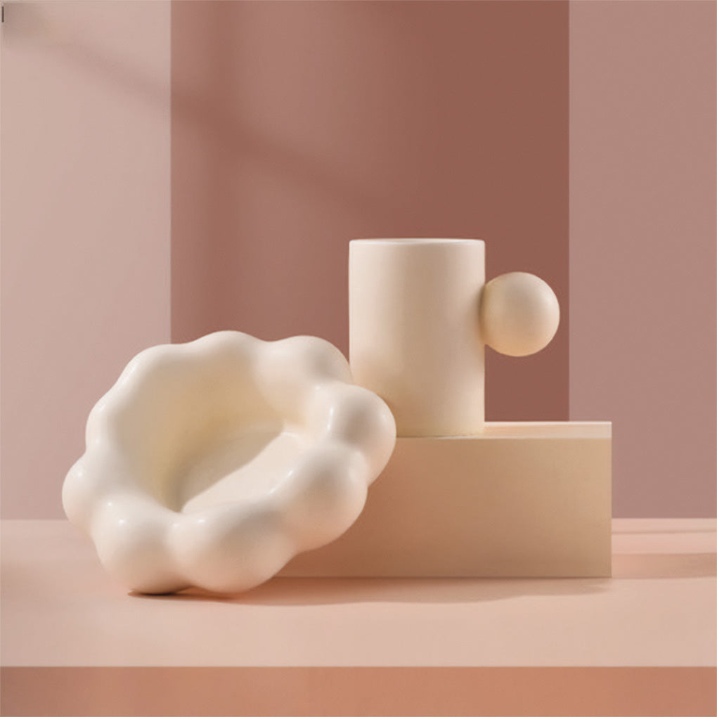 Cloud Tassen Set | Keramiktassen - Erheben Sie Ihr Getränkeerlebnis - Creme - Cloud Tassen Set | Keramiktassen - Erheben Sie Ihr Getränkeerlebnis - € - Concept Frankfurt