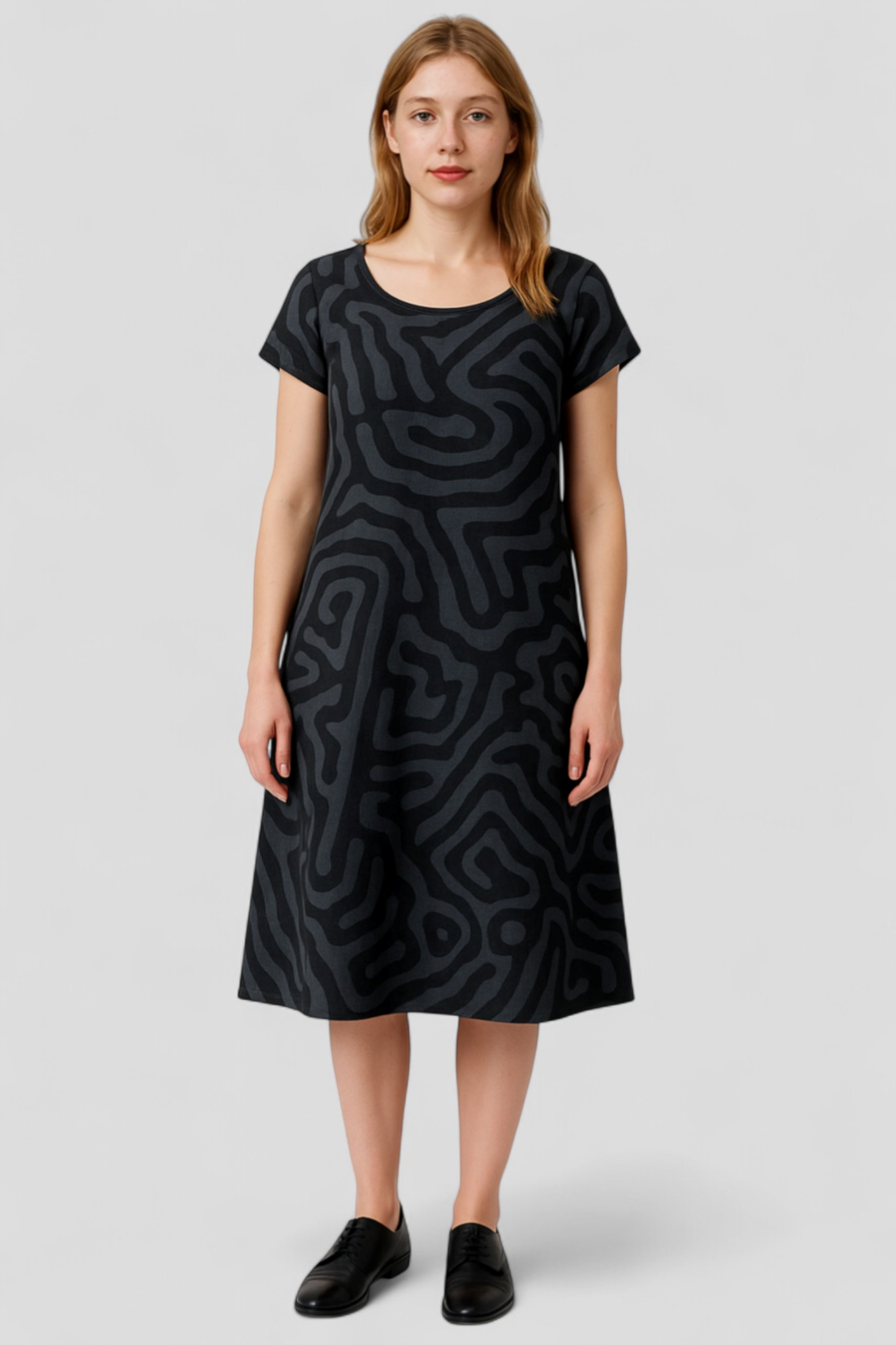 Damen A-Linien Sommerkleid Elegantes Design 5