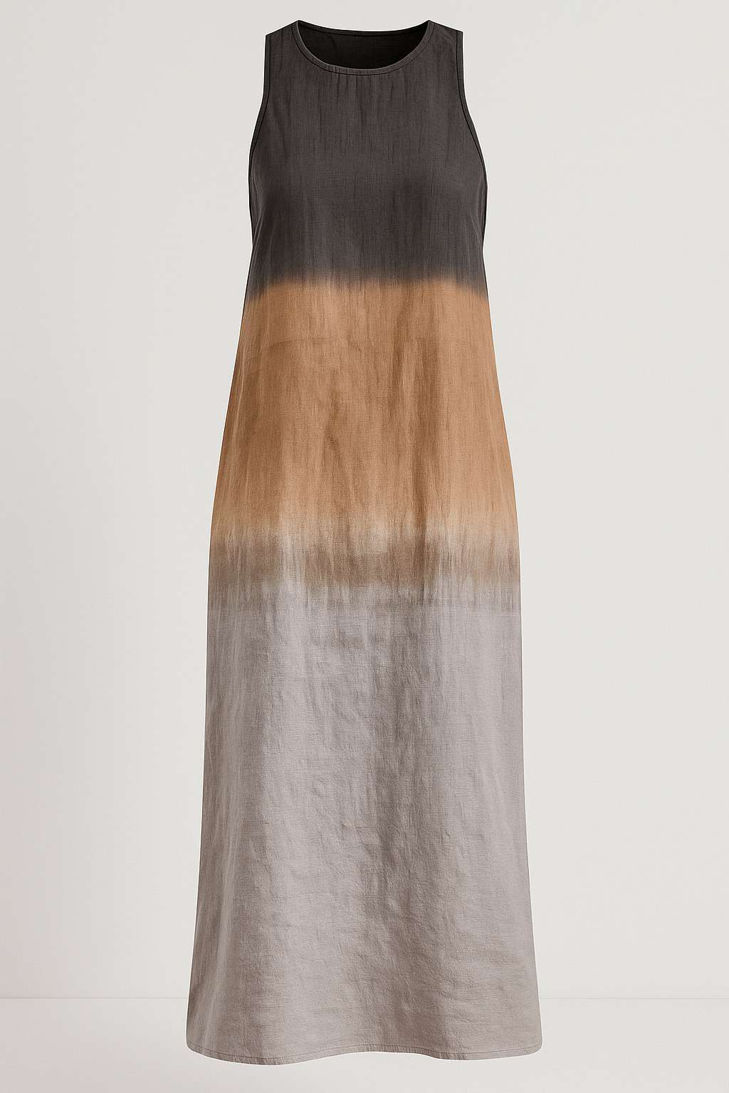 Damen Ärmelloses A-Linien Kleid Sommer 0