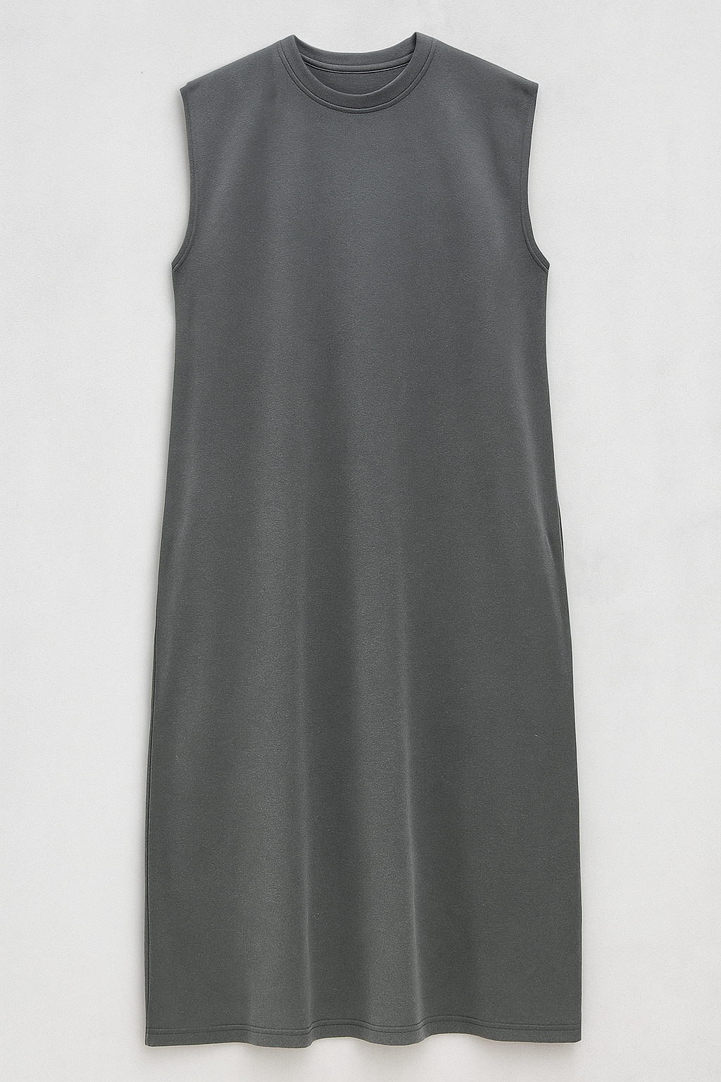 Damen Bequeme Lange Sommergonna mit Schlitz 4