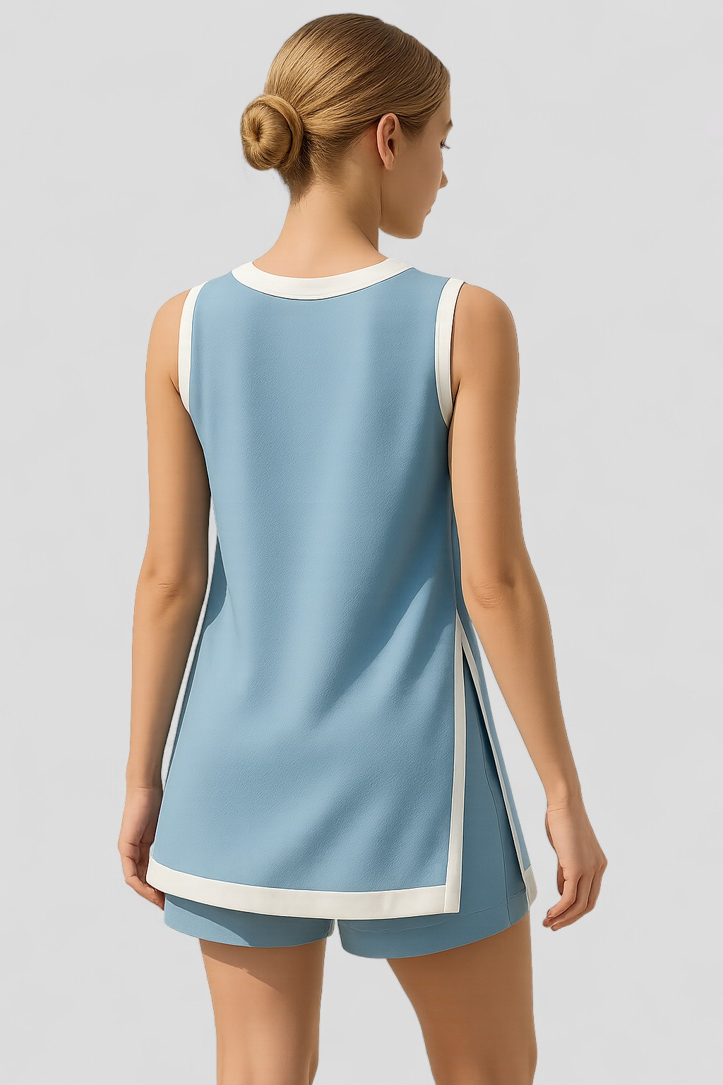 Damen Boho Color Block Sommer Outfit 7