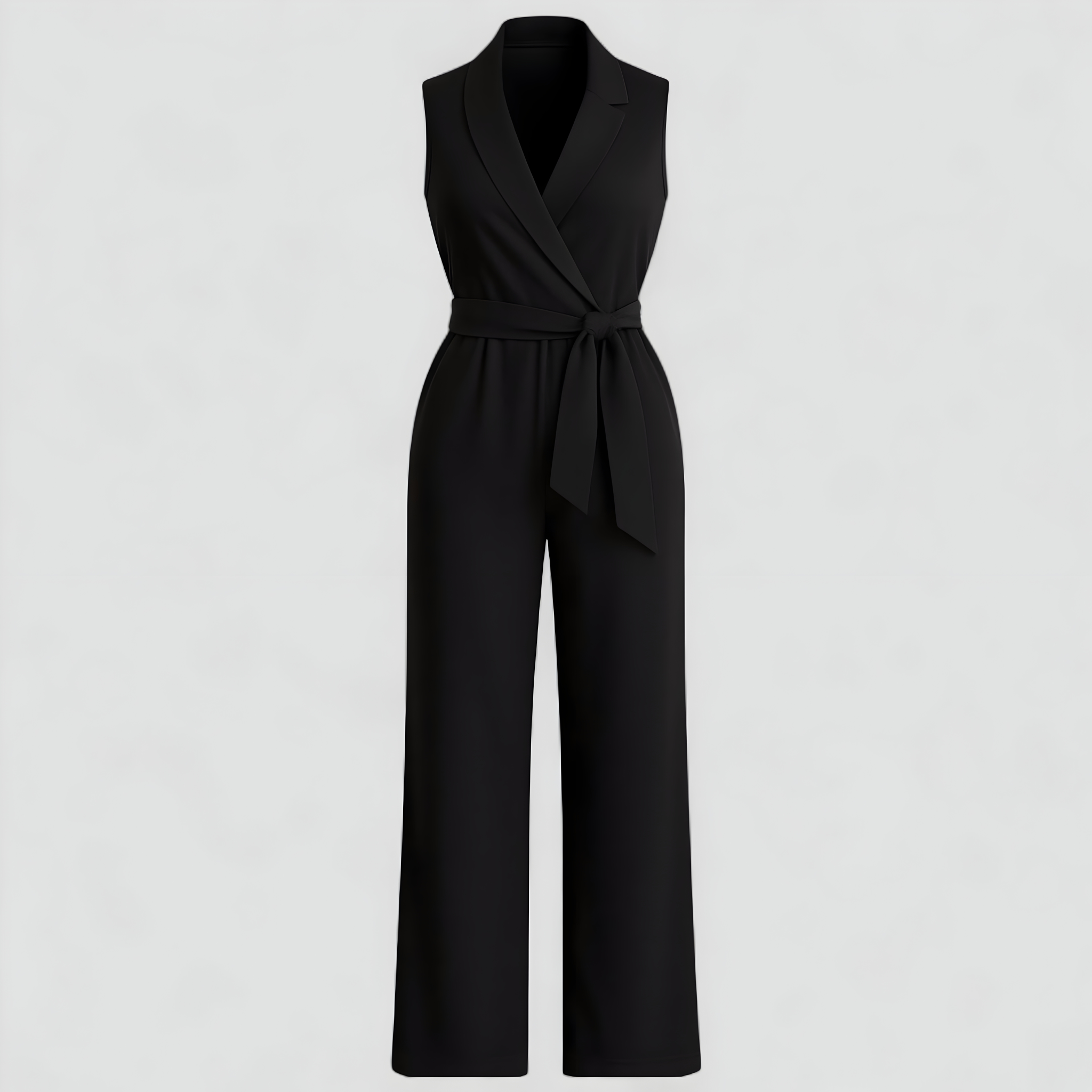Damen Elegante V-Ausschnitt Salopette 1