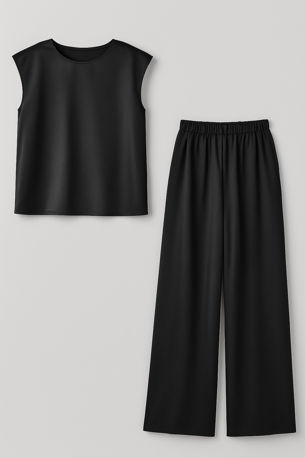 Damen Eleganter Zweiteiler Set Sommer 0