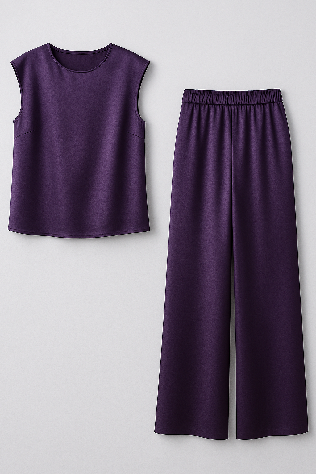Damen Eleganter Zweiteiler Set Sommer 10