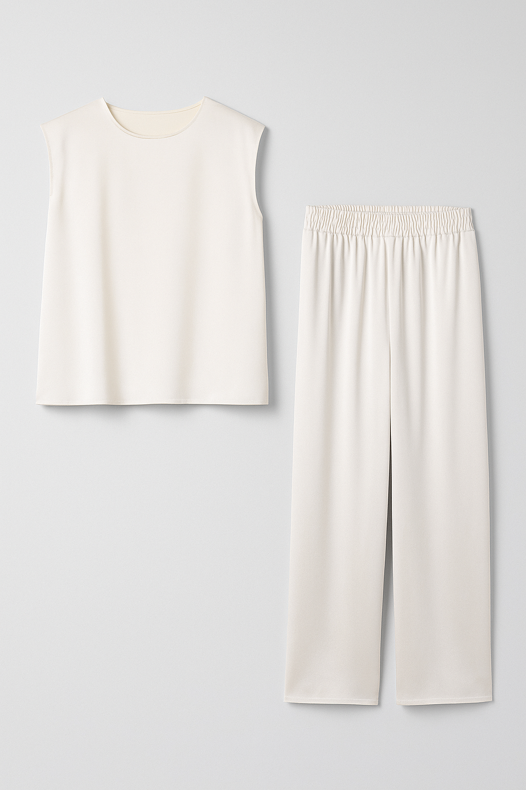 Damen Eleganter Zweiteiler Set Sommer 11
