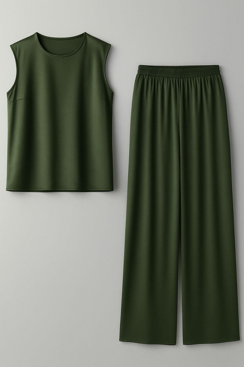 Damen Eleganter Zweiteiler Set Sommer 12
