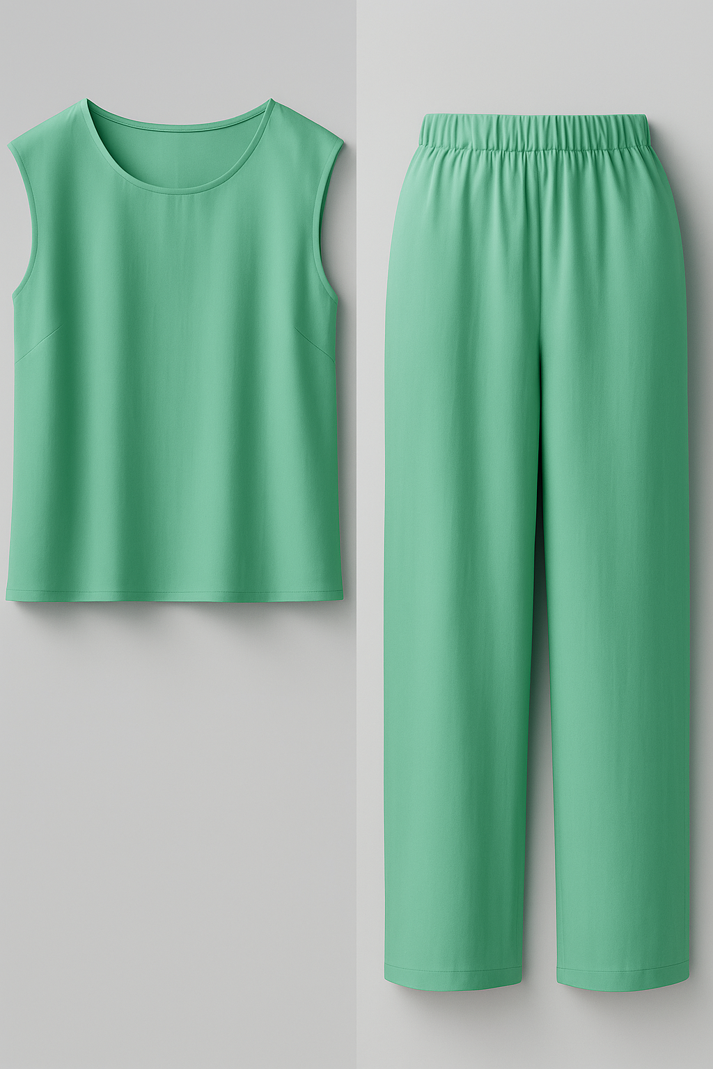 Damen Eleganter Zweiteiler Set Sommer 4
