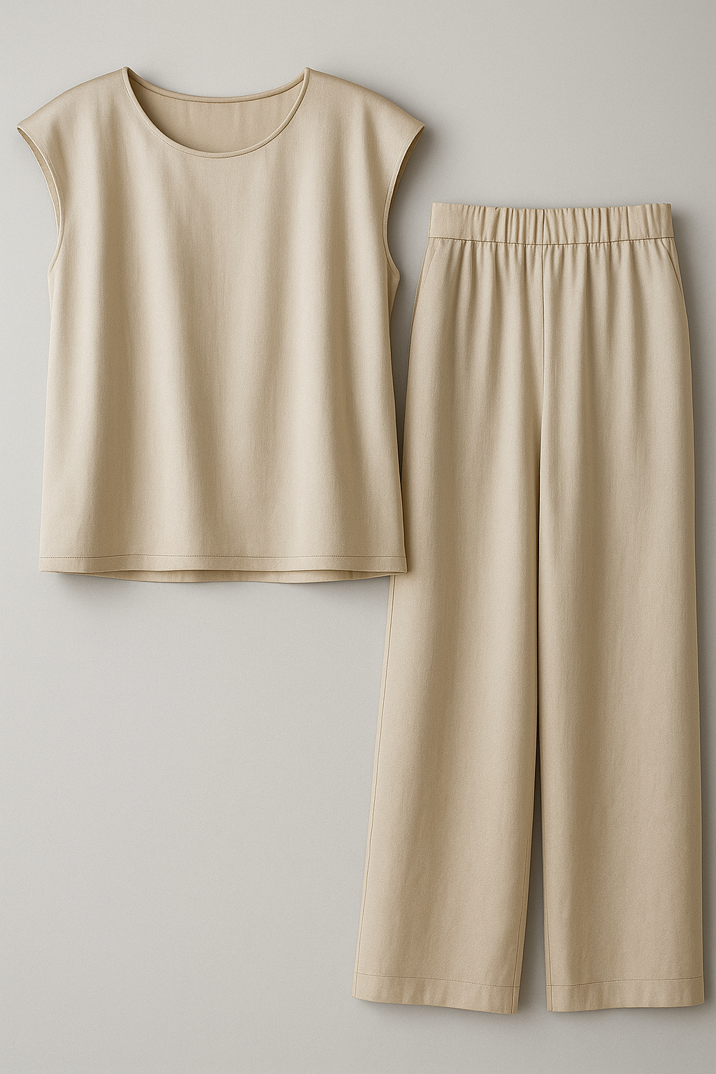 Damen Eleganter Zweiteiler Set Sommer 5