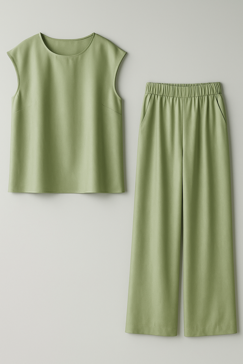 Damen Eleganter Zweiteiler Set Sommer 6