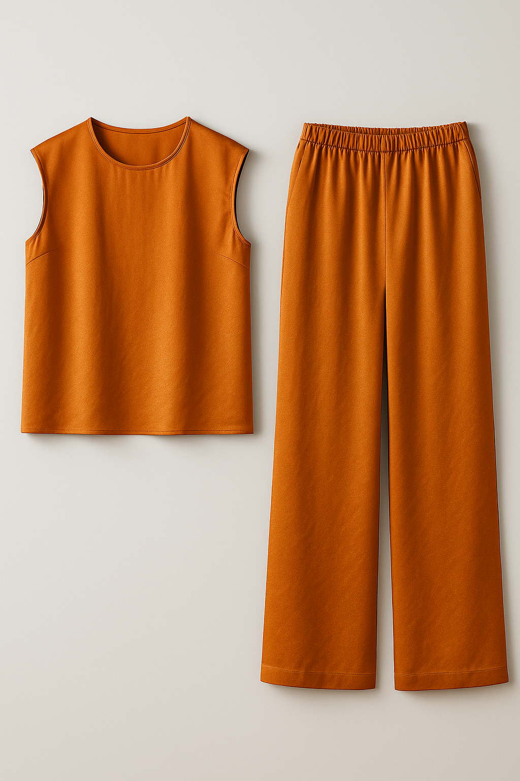Damen Eleganter Zweiteiler Set Sommer 7