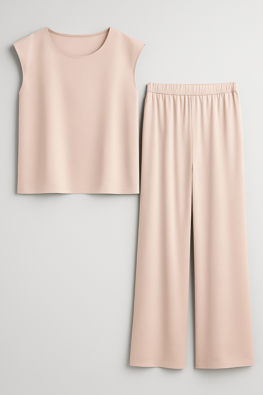 Damen Eleganter Zweiteiler Set Sommer 9